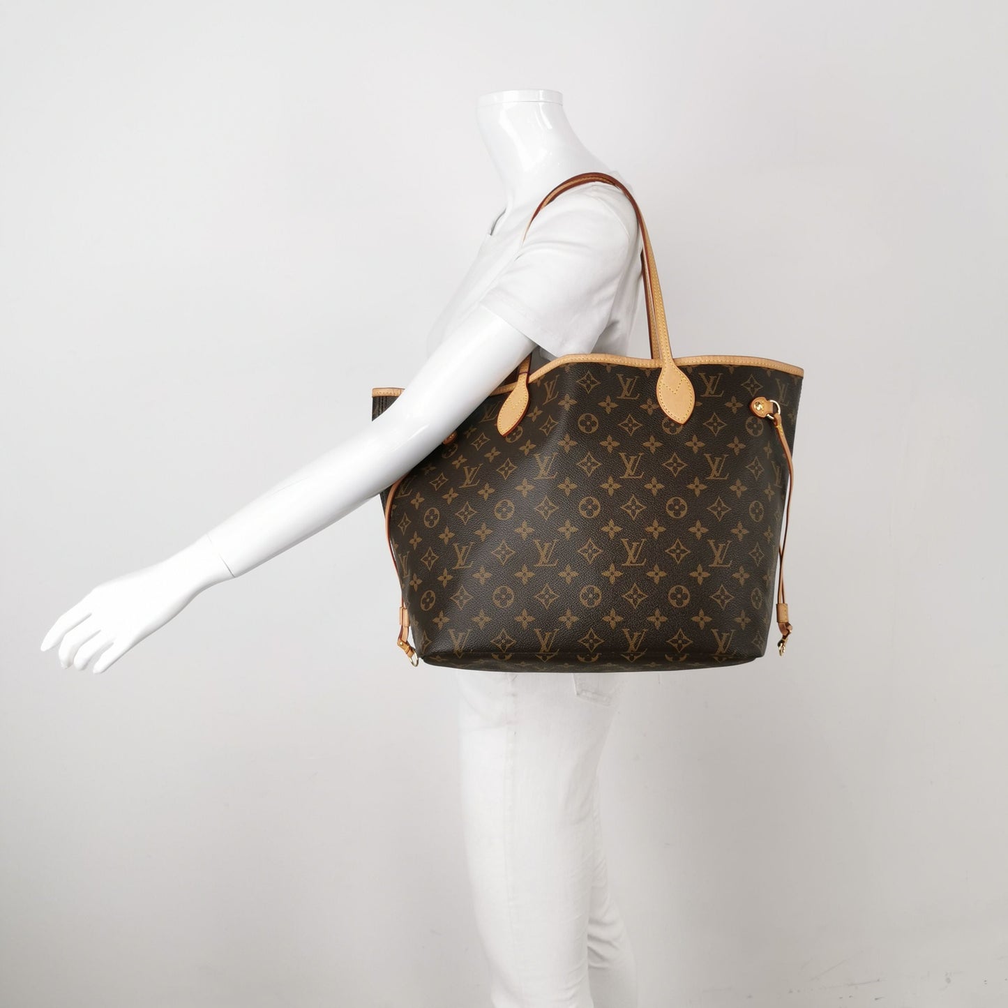 Preloved GLM-Neverfull MM Monogram Canvas Tote Bag with Chip 250630781258632