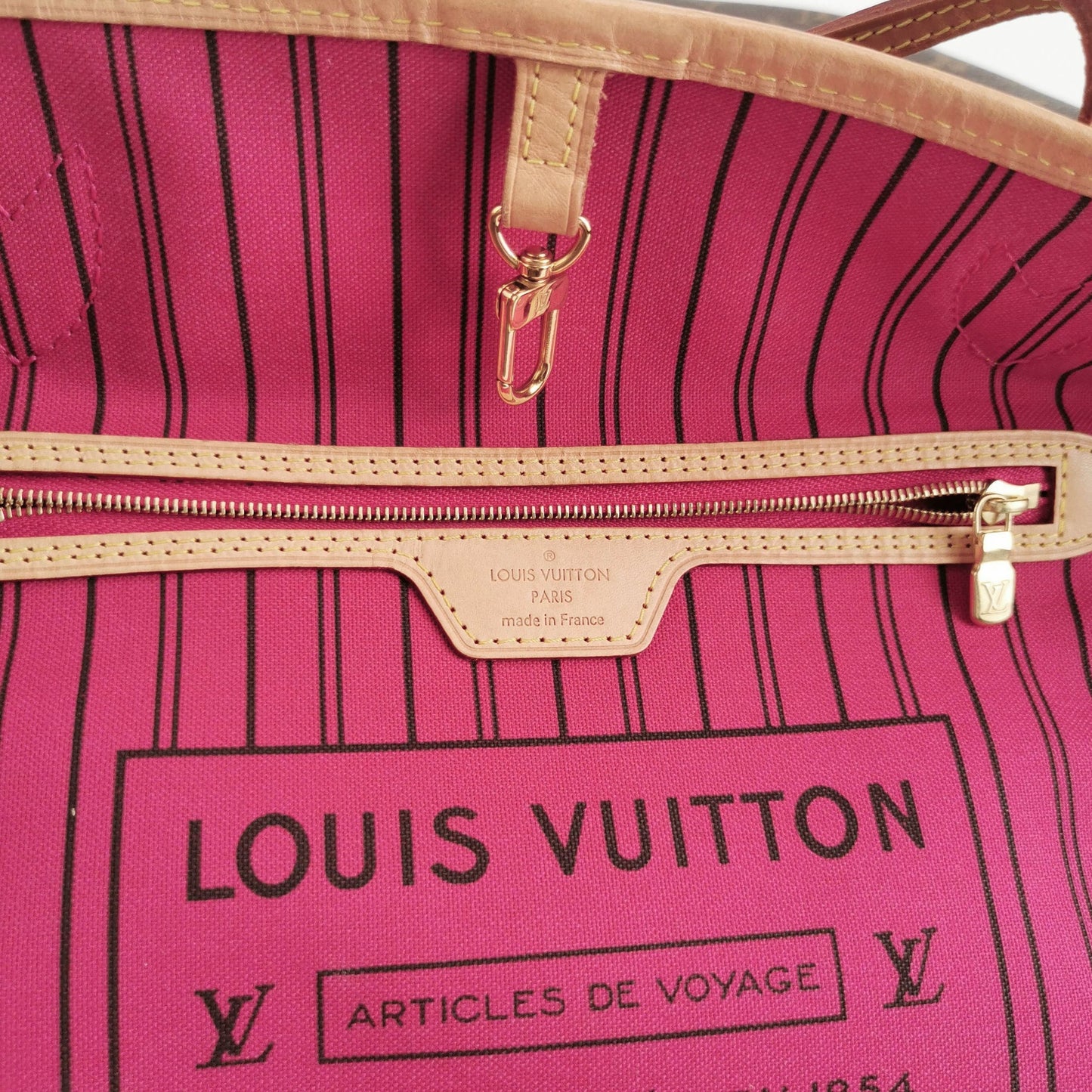 Preloved GLM-Neverfull MM Monogram Canvas Tote Bag with Chip 250630781258632