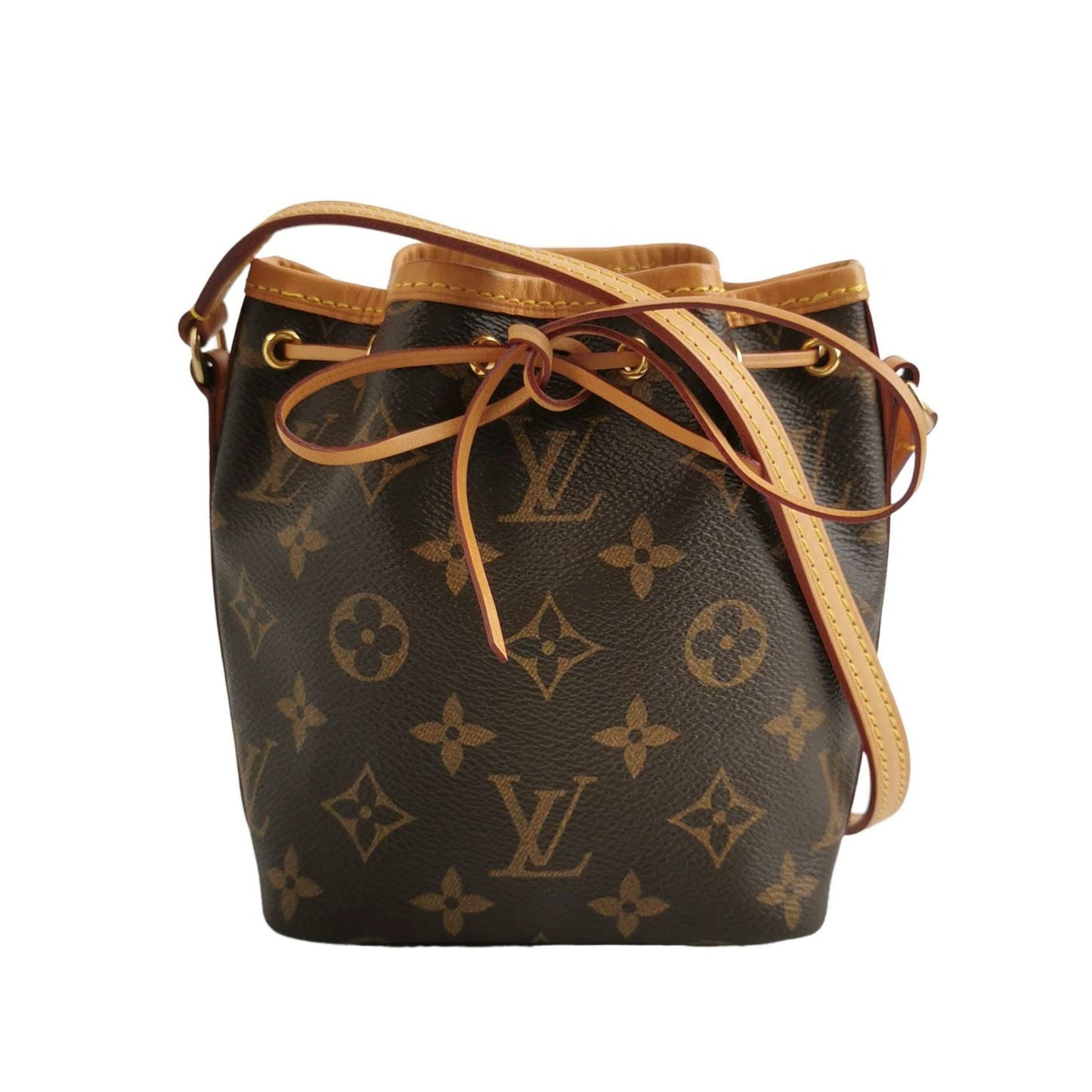 Preloved GLM-NOE Nano Monogram Drawstring Crossbody Bag 250630781258964