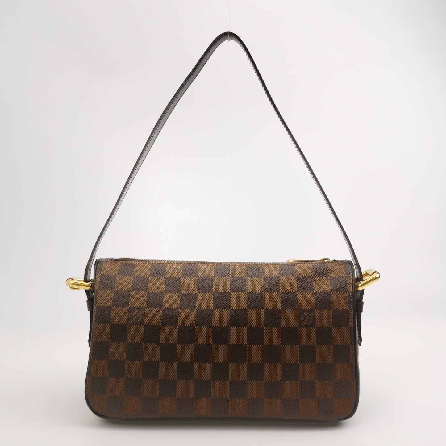 Preloved GLM-Ravello Checkerboard Push Lock Hobo Shoulder Bag 077850100524