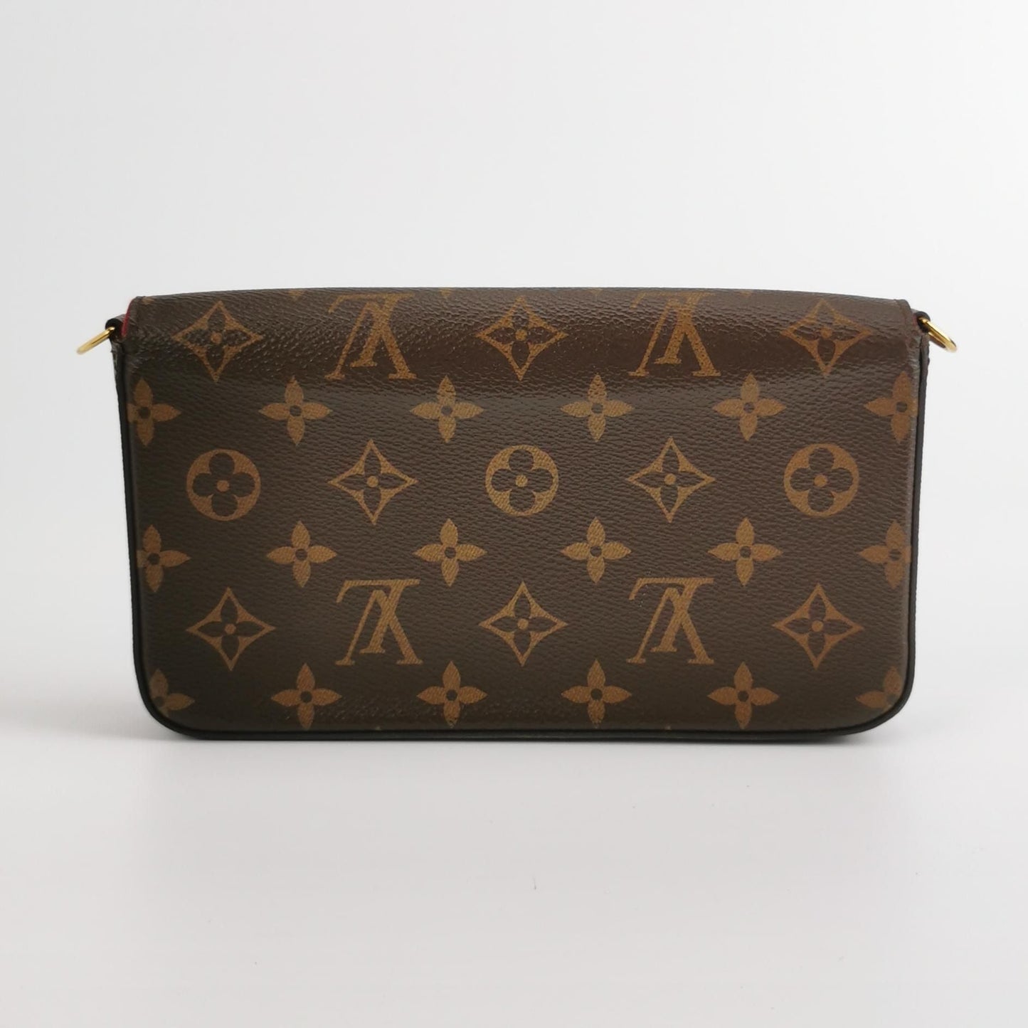 Preloved GLM-Pochette FÃ©licie Small Monogram Print Snap Crossbody Bag with Detachable Pouch 067853000464