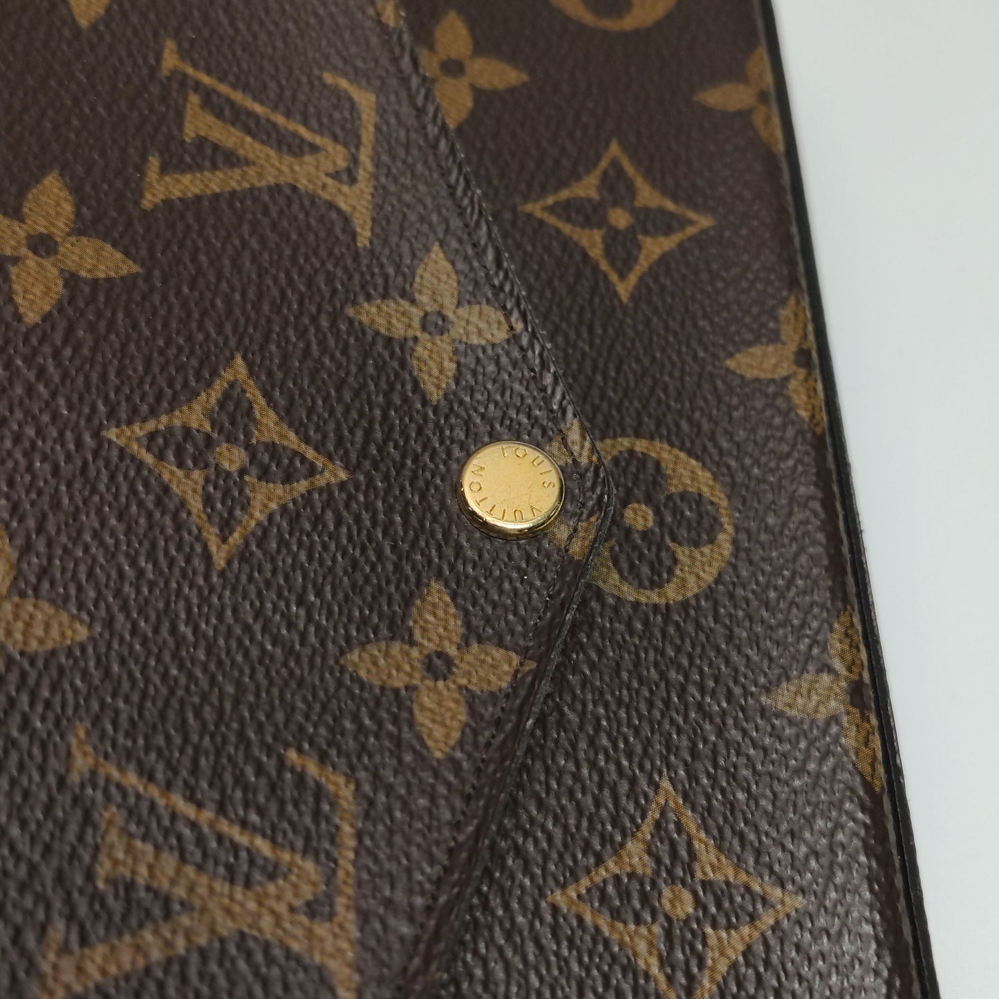 Preloved GLM-Pochette FÃ©licie Small Monogram Print Snap Crossbody Bag with Detachable Pouch 067853000464