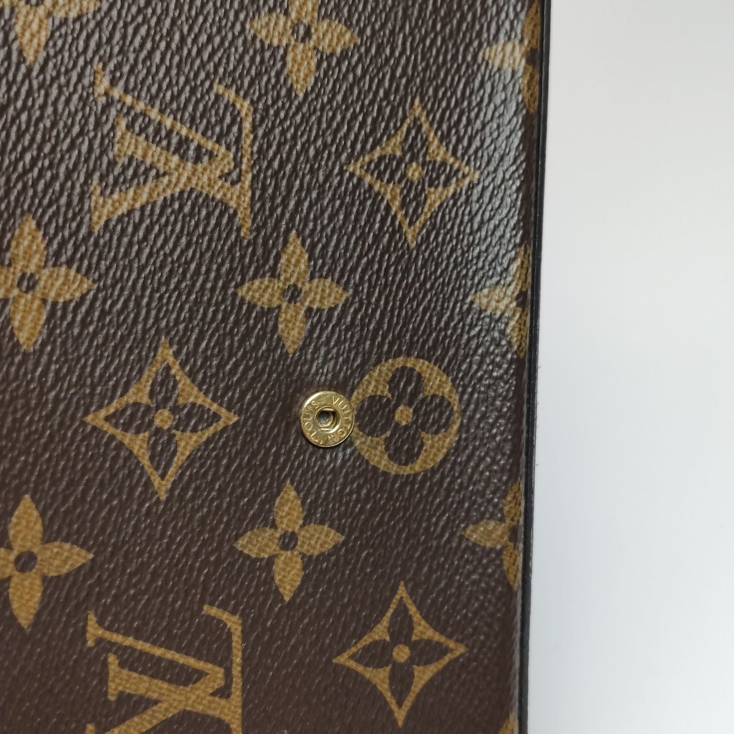 Preloved GLM-Pochette FÃ©licie Small Monogram Print Snap Crossbody Bag with Detachable Pouch 067853000464