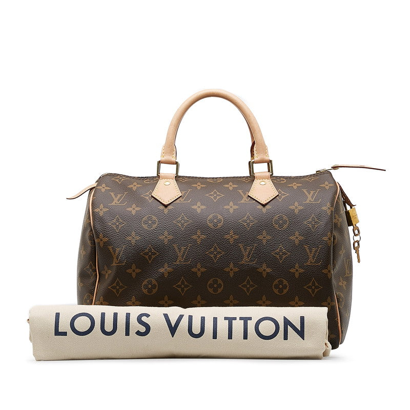 Louis Vuitton Monogram M41108 Handbag Leather Brown