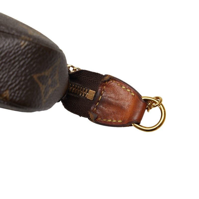 Louis Vuitton Monogram M58009  PVC/Leather Brown Ladies and Gentlemen