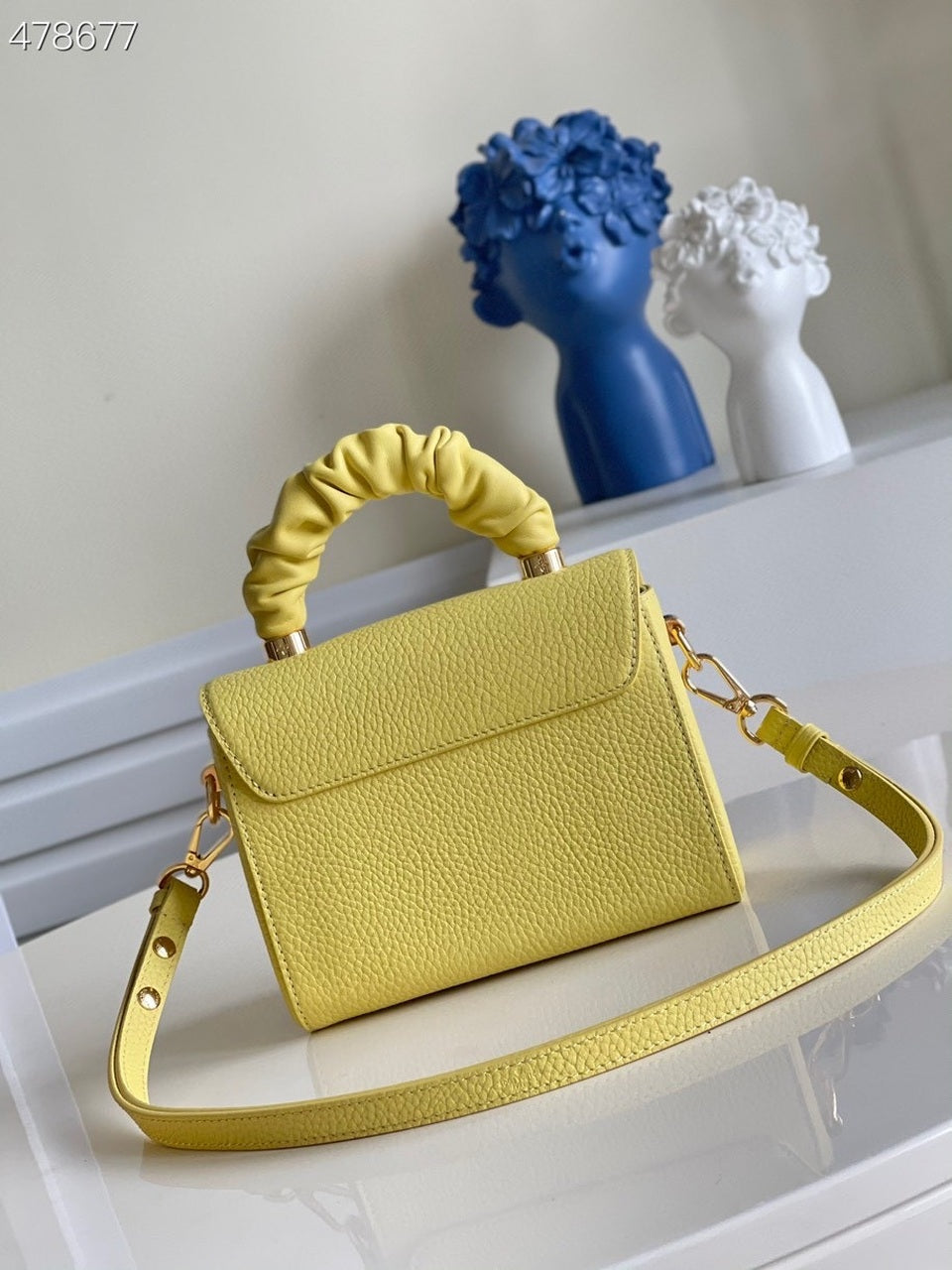 LV Twist PM Ginger Yellow For Women, WomenÃ¢â‚¬â„¢s Handbags, Shoulder And Crossbody Bags 7.1in/18cm LV M58571