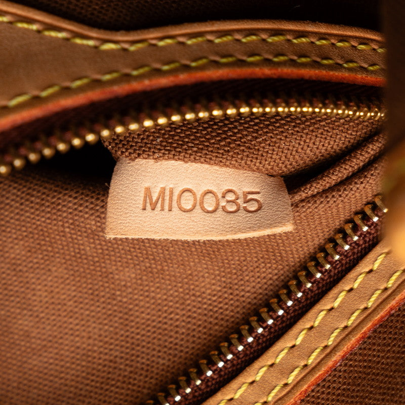 Louis Vuitton Monogram M51153  Bag Leather Brown