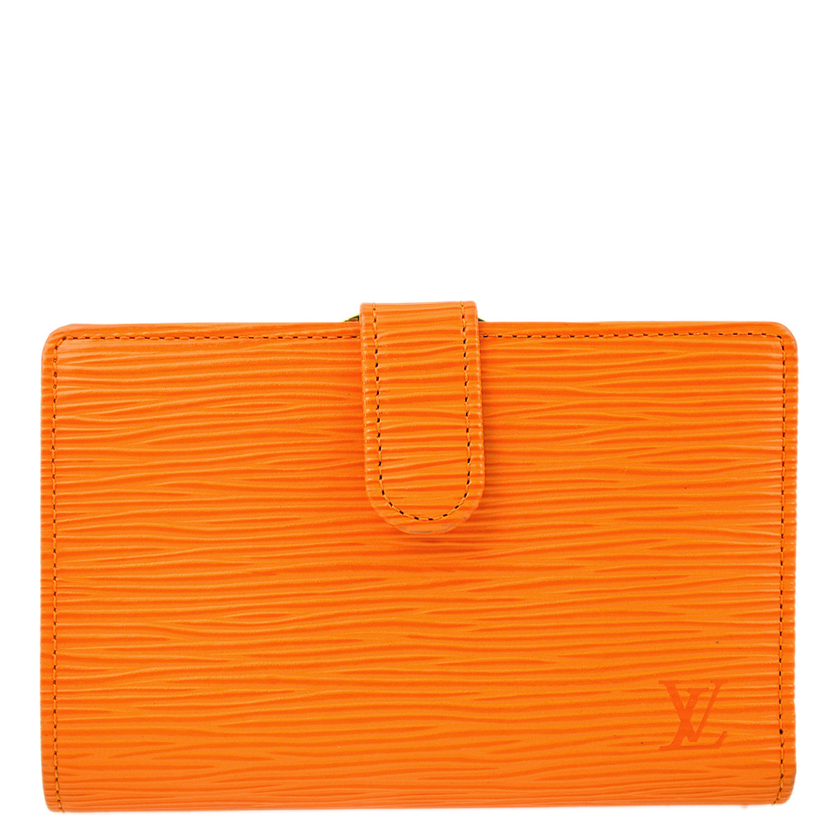 Louis Vuitton Orange Epi Portefeuille Viennois M6324H