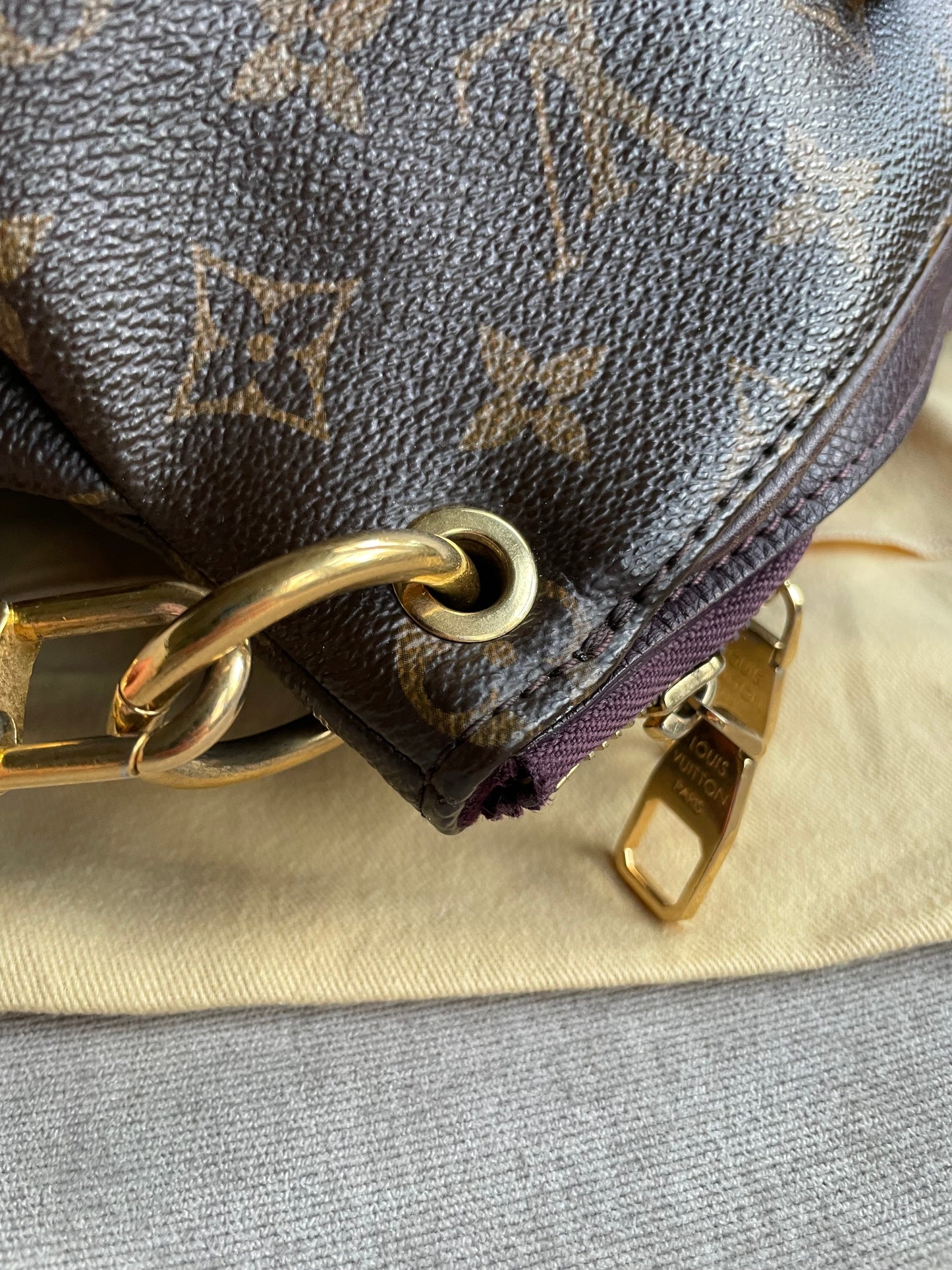 Louis Vuitton Pallas Tote in Monogram and Grape (RRP £1960)