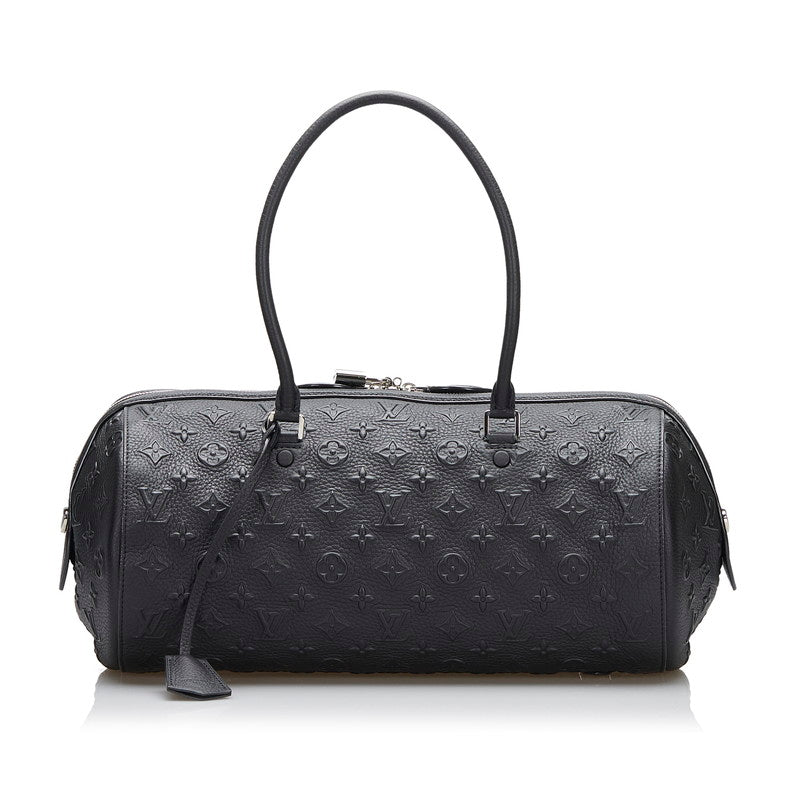 LOUIS VUITTON Louis Vuitton Monogram Amplant M40737 Handbag Leather Noir Black