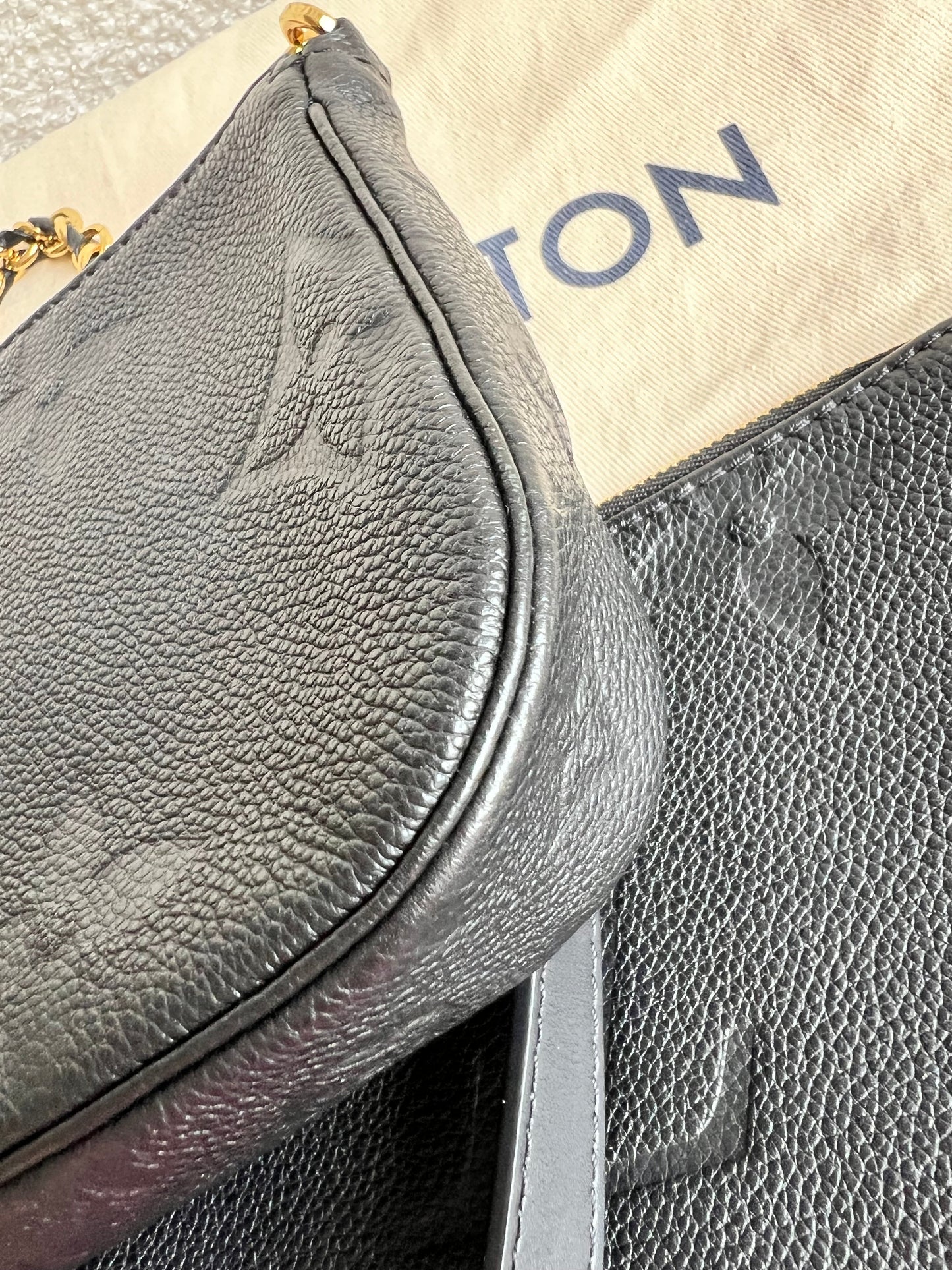 Louis Vuitton Multi Pochette Accessoires Black Empreinte (RRP £2140)
