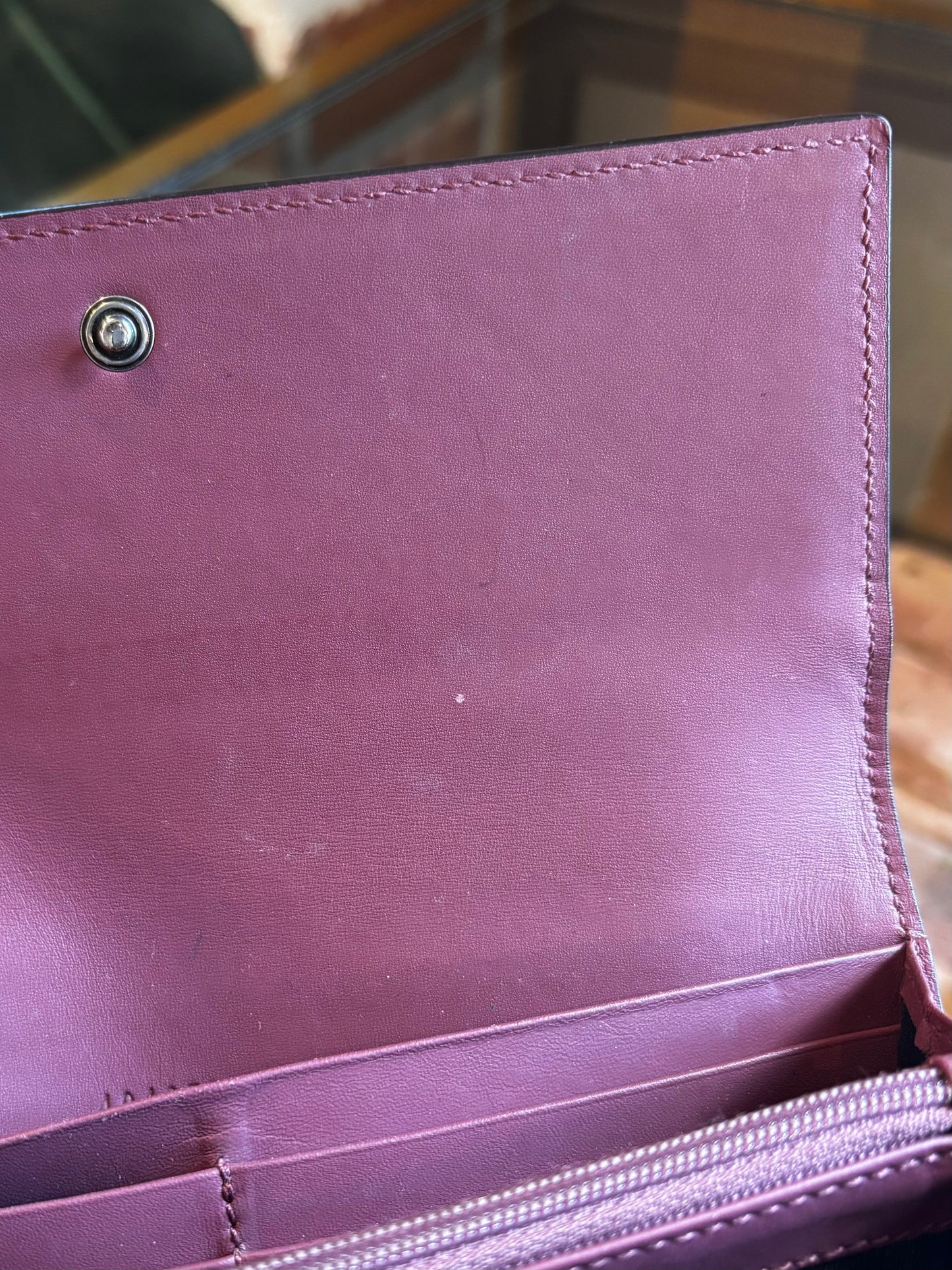 GUCCI Blooms Flap Continental Wallet