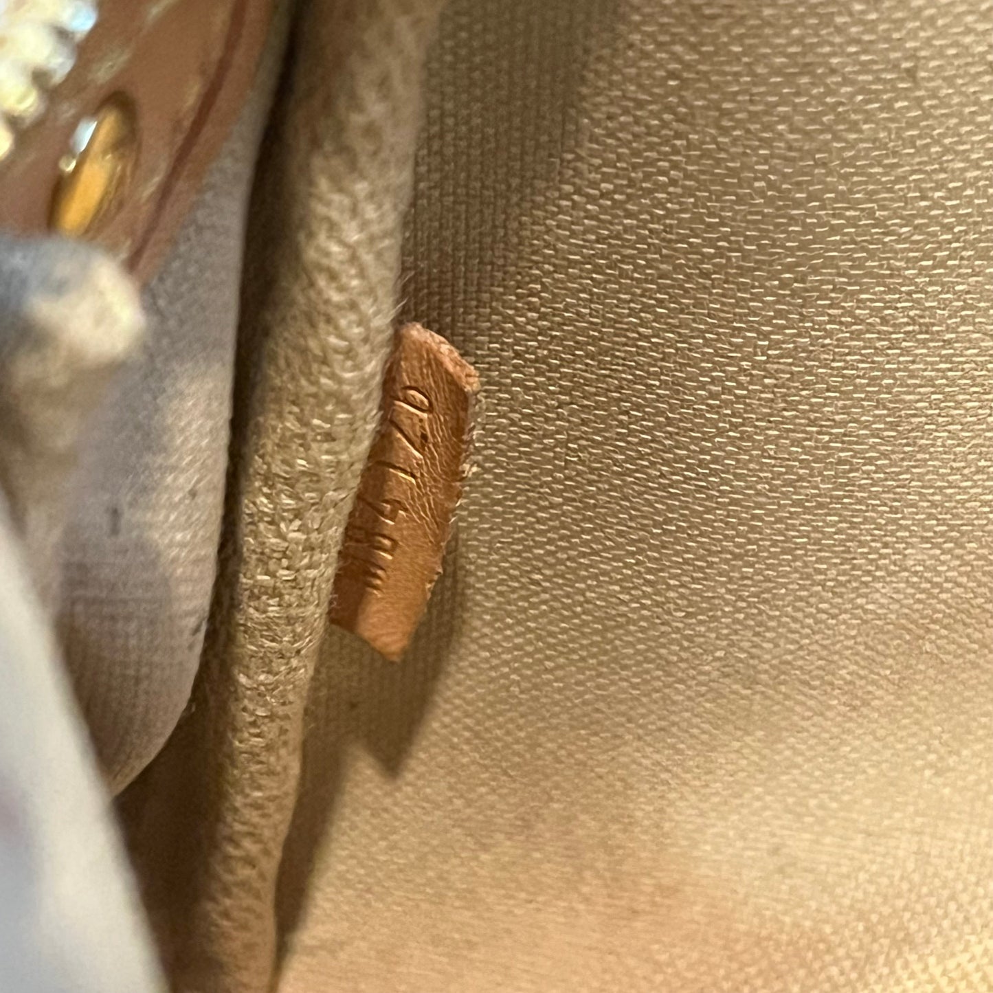 LOUIS VUITTON Eva Damier Azur Canvas Shoulder Bag