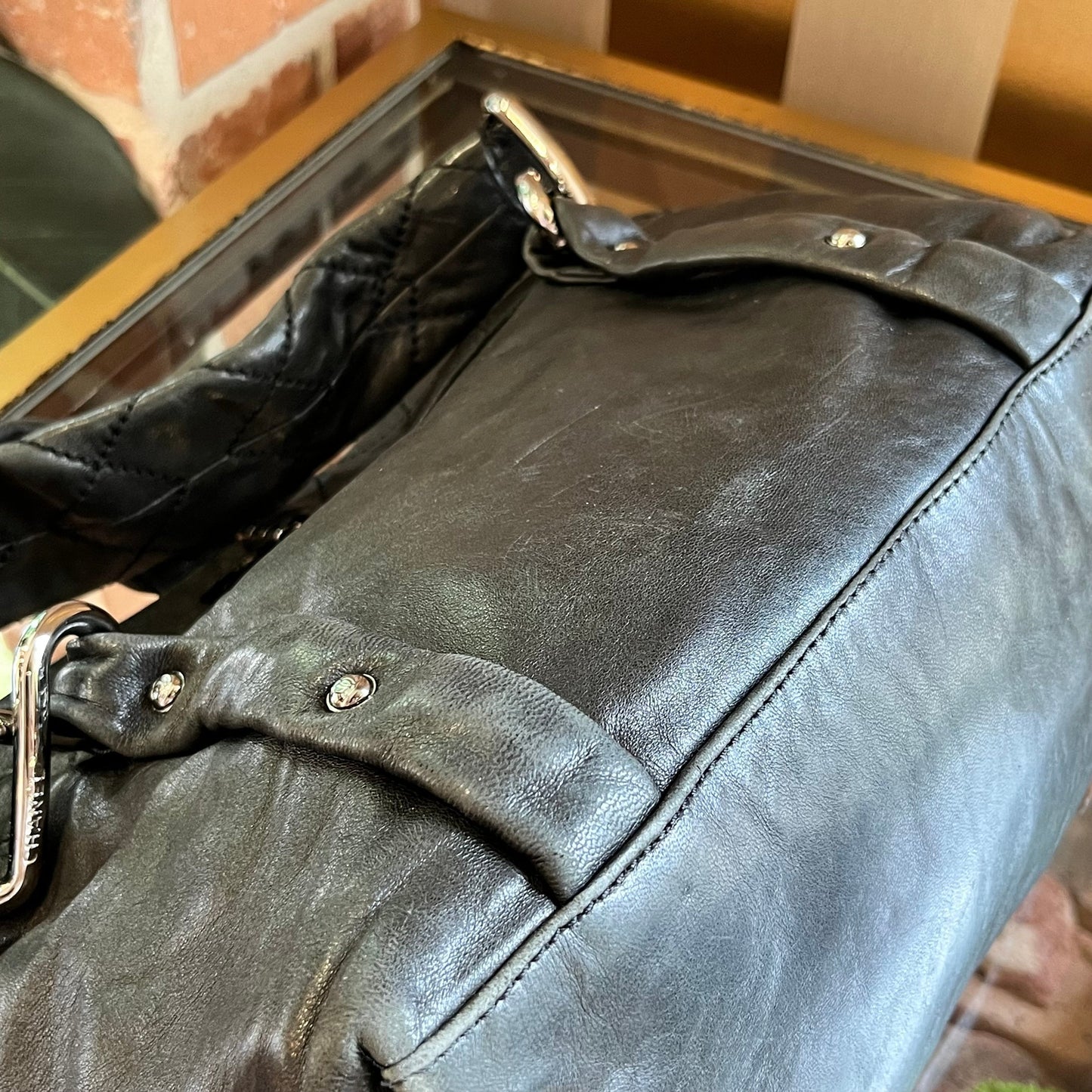 CHANEL 8 Knots Quilted Lambskin Tote Bag