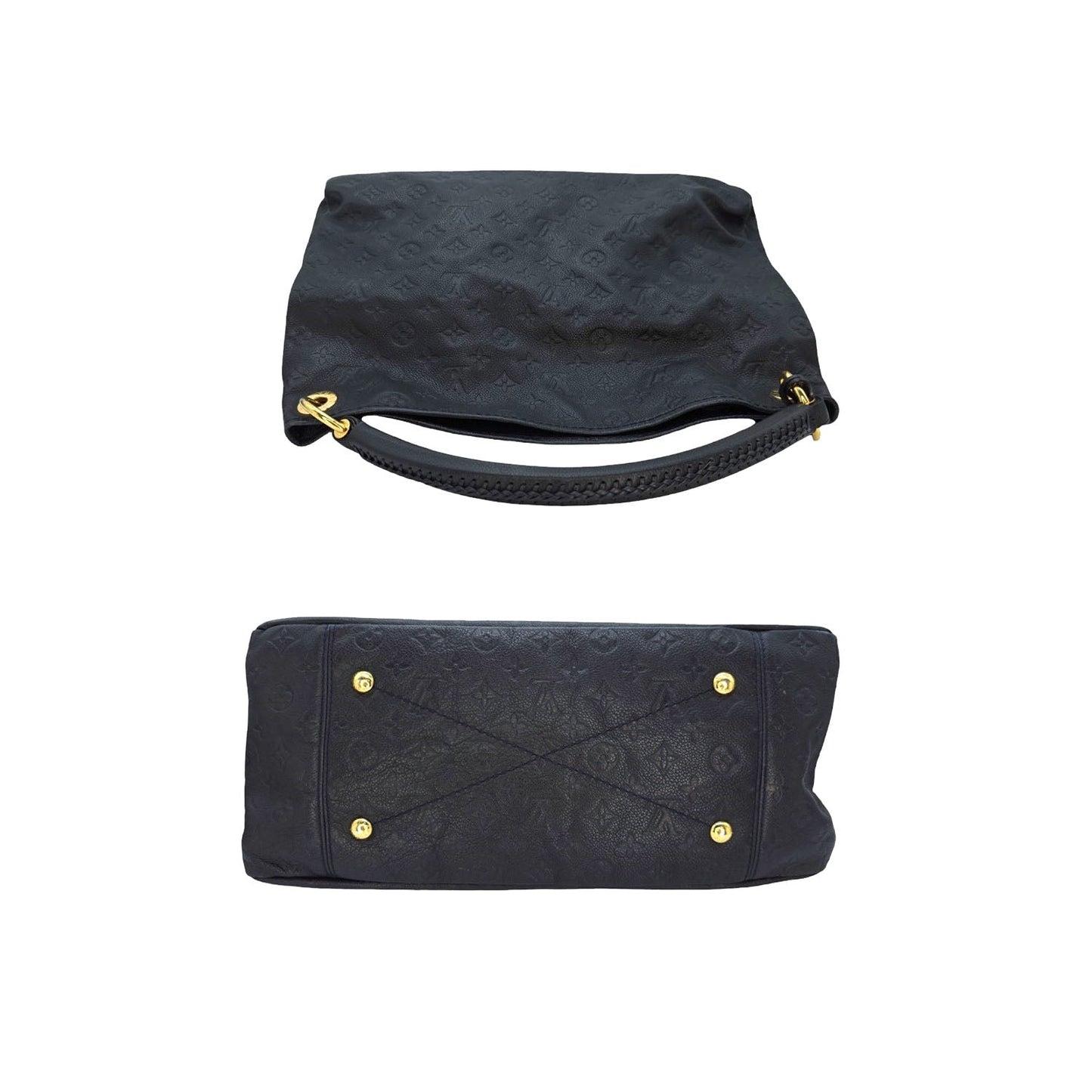 Louis Vuitton Monogram Empreinte Blue Artsy MM Hobo