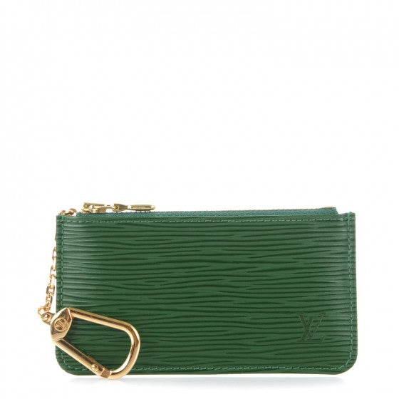 GLM-Borneo Green EPI Leather Key Pouch