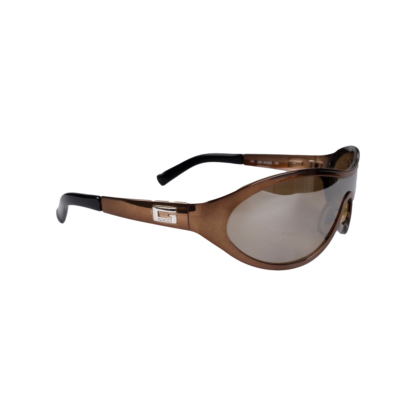 GLM-- Metallic Shield Sunglasses - '90s