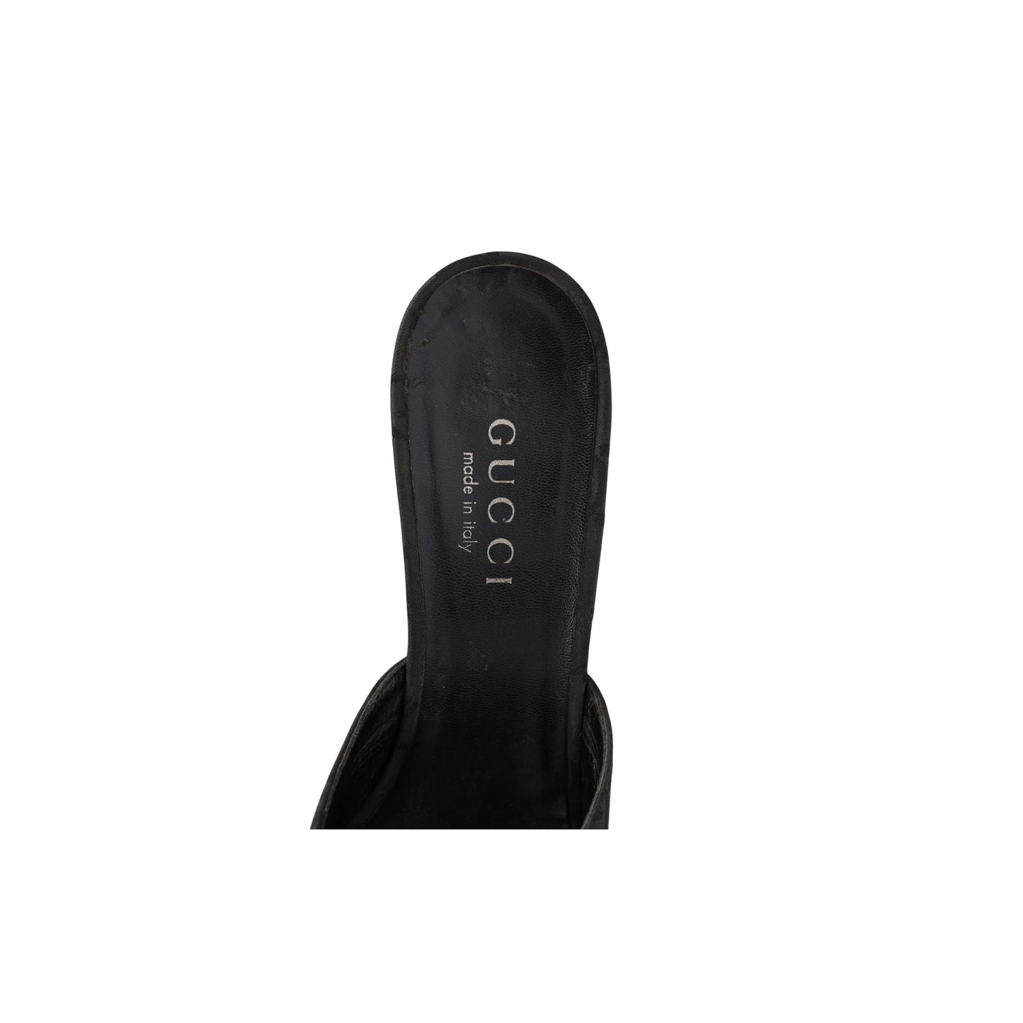 GLM-- Monogram Canvas Heel Sandals - '00s