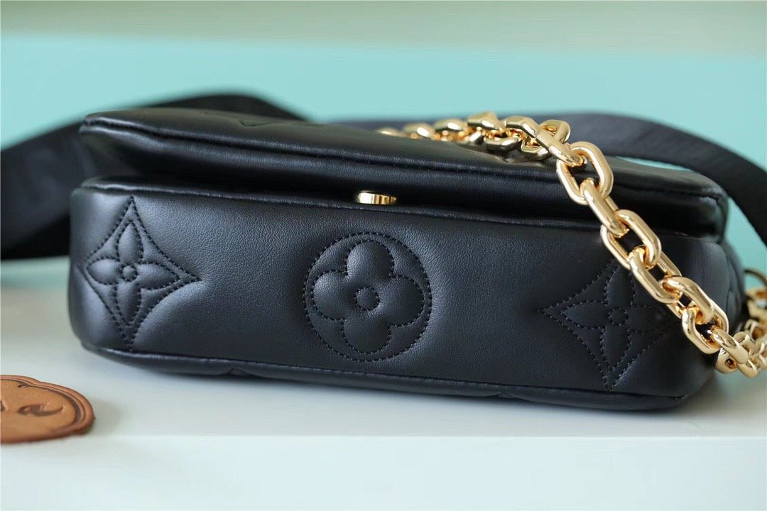 LV Wallet On Strap BuGLAMIlegram Monogram In Wallets and Small Leather Goods For Women M81398 7.9in/20cm LV M81398