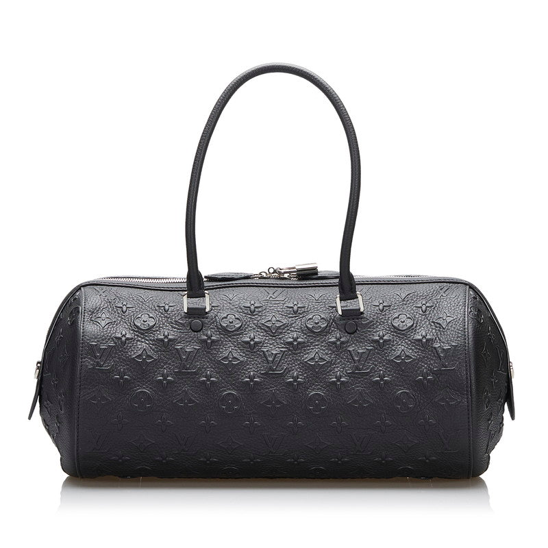 LOUIS VUITTON Louis Vuitton Monogram Amplant M40737 Handbag Leather Noir Black