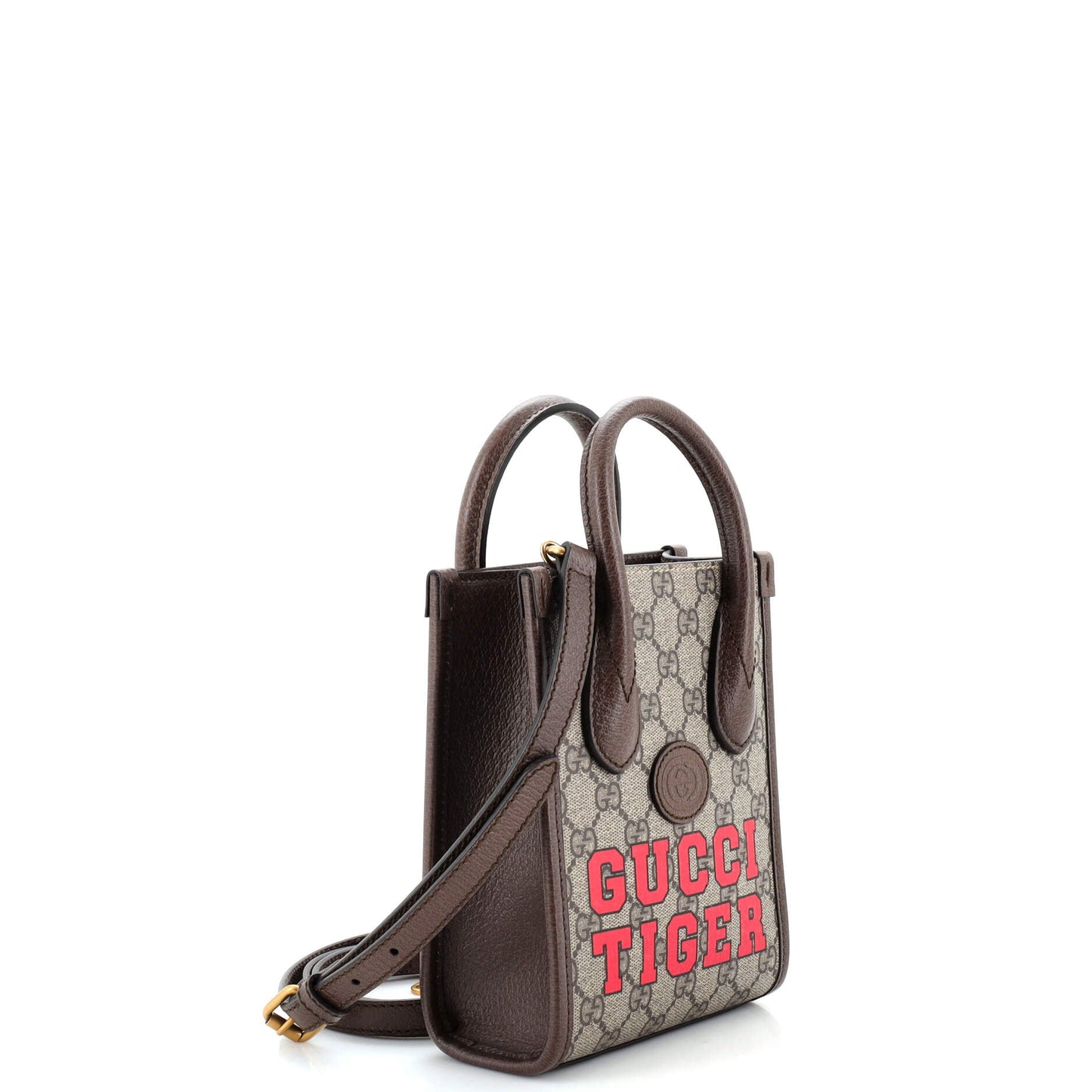 Interlocking G Patch Tote Printed GG Coated Canvas Mini