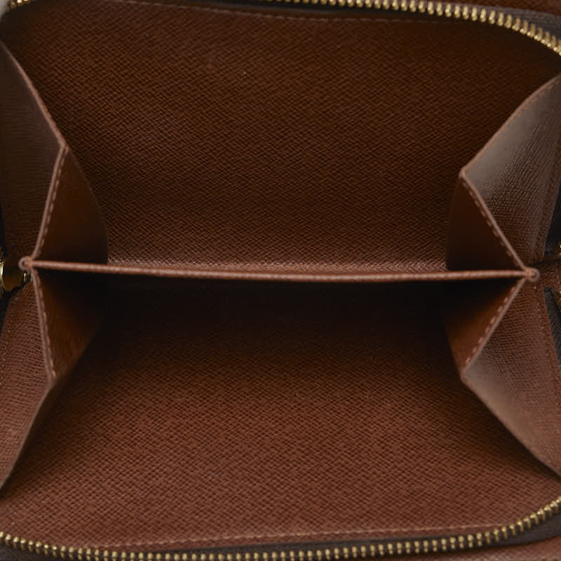 Louis Vuitton Monogram Portepapier Double Fold Wallet M61207 Brown PVC Leather  Louis Vuitton