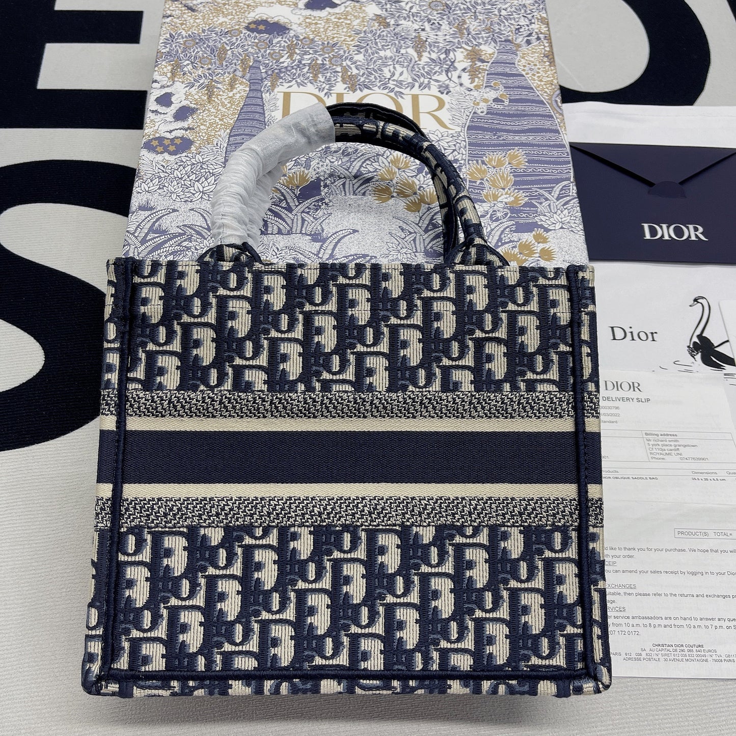 GLAMI Small Book Tote Blue, For Women, WomenÃ¢â‚¬â„¢s Handbags 26.5cm/10.5in CD M1265ZRIW_M928