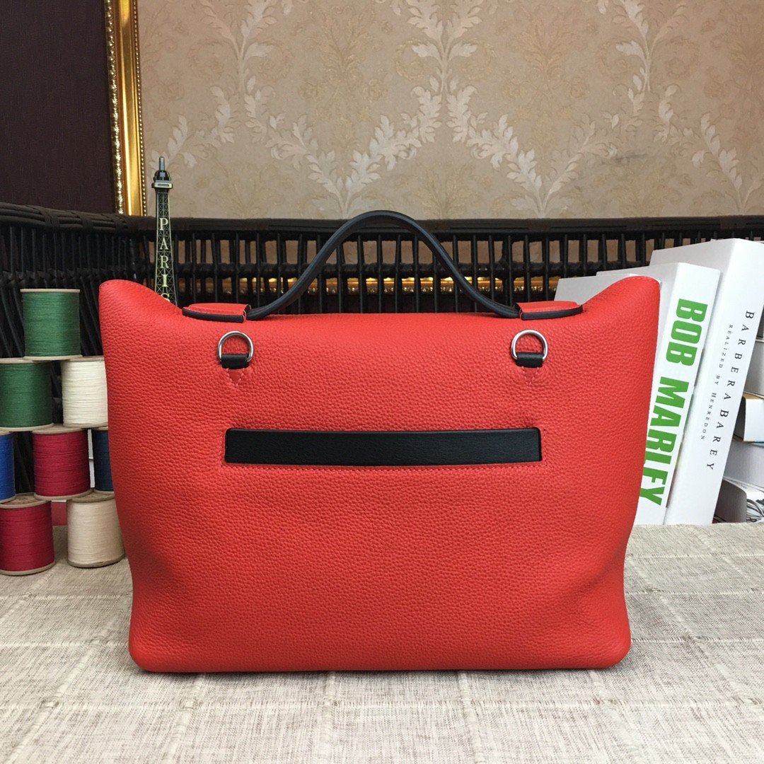 GLAMI 24/24 ClemenGLAMI Swift Red Silver Hardware For Women, Handbags, Shoulder Bags 11.4in/29cm