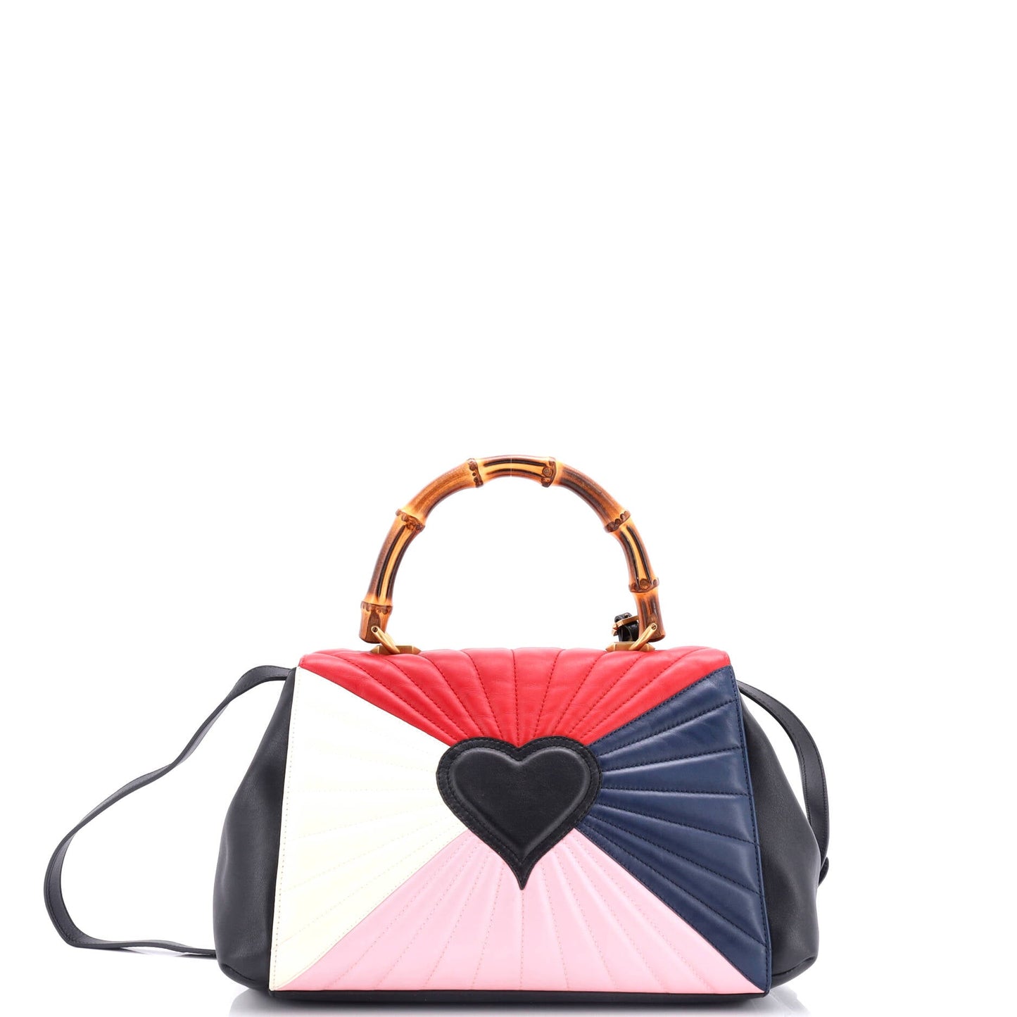 Queen Margaret Top Handle Bag Multicolor Quilted Leather Medium