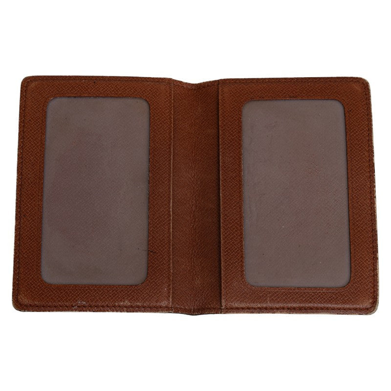 Louis Vuitton Monogram Port 2 Cult Vertical Passcase M60533 Brown PVC Leather  Louis Vuitton