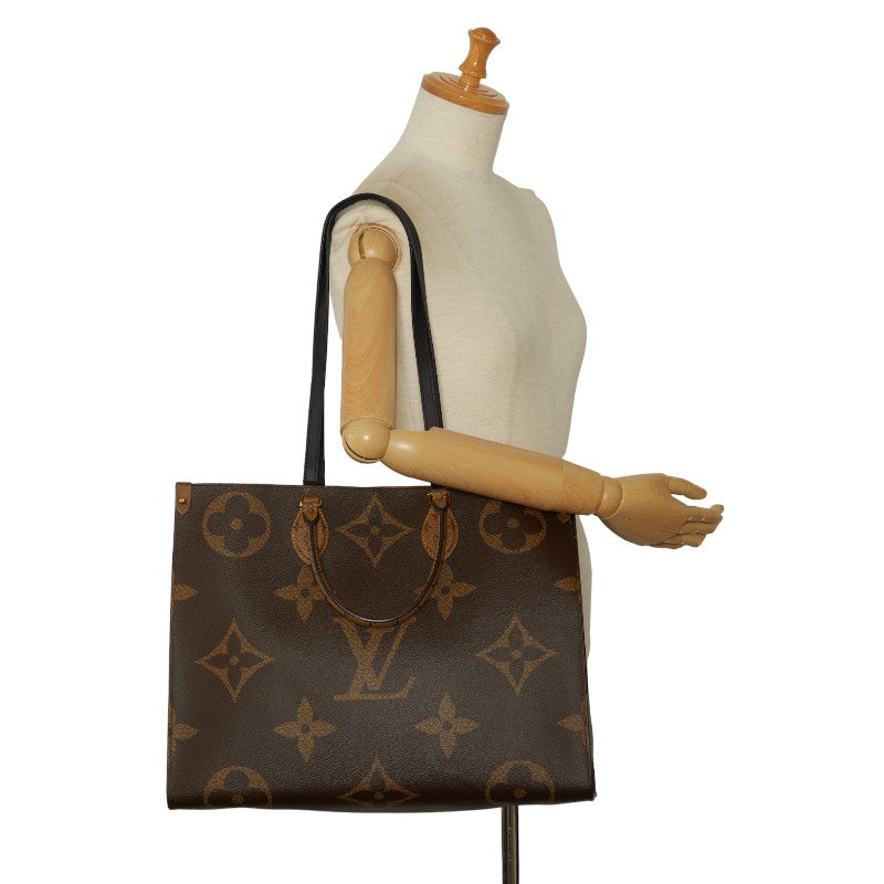 LOUIS VUITTON Louis Vuitton Monogram Giant Reverse M45320 Handbags PVC/Leather Brown