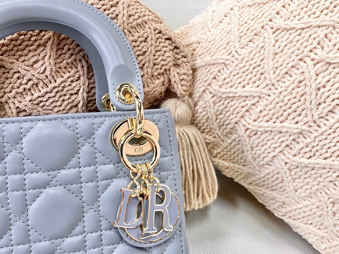 GLAMI Mini Lady Bag Blue For Women 6.5in/17cm CD M0505SLOI