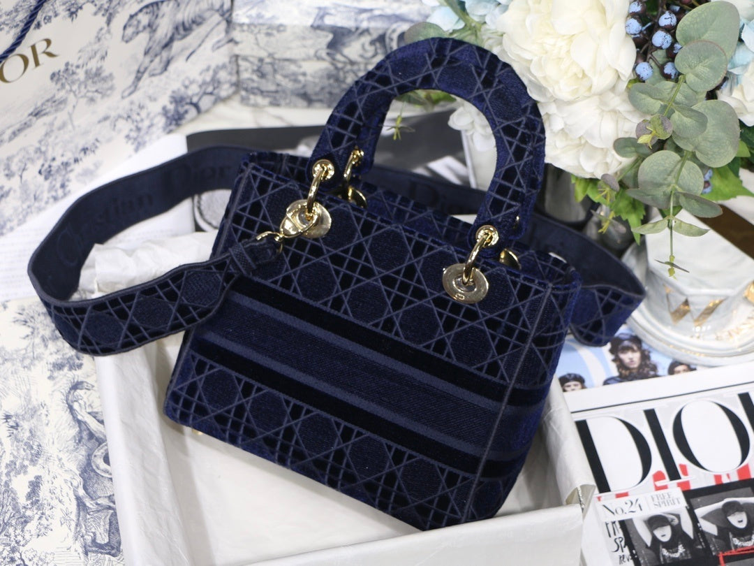 GLAMI MeGLAMIum Lady D-Lite Bag Blue For Women 9.5in/24cm CD M0565OROC