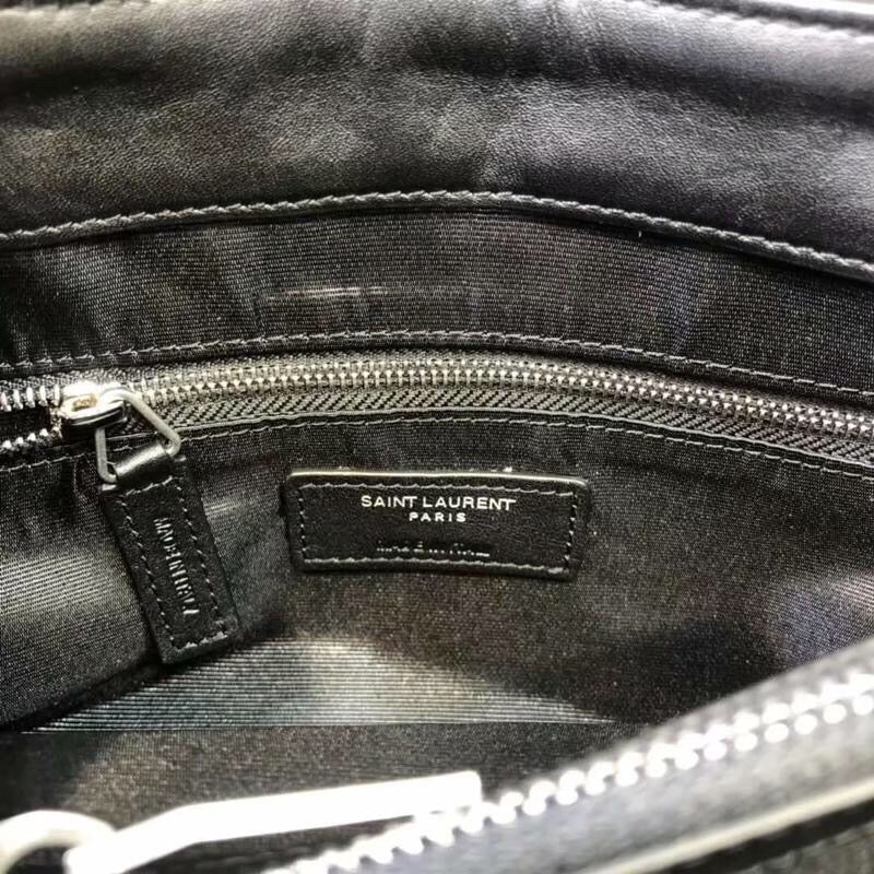 GLAMI Loulou Small Chain Bag In MatelassÃƒÂ© "Y" Black For Women 9.8in/23cm YSL 494699DV7261000