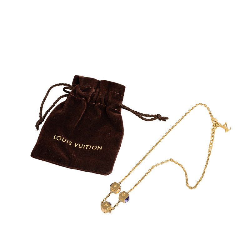 Louis Vuitton Louis Vuitton M65096 Collar Swarovski Gold Multicolor