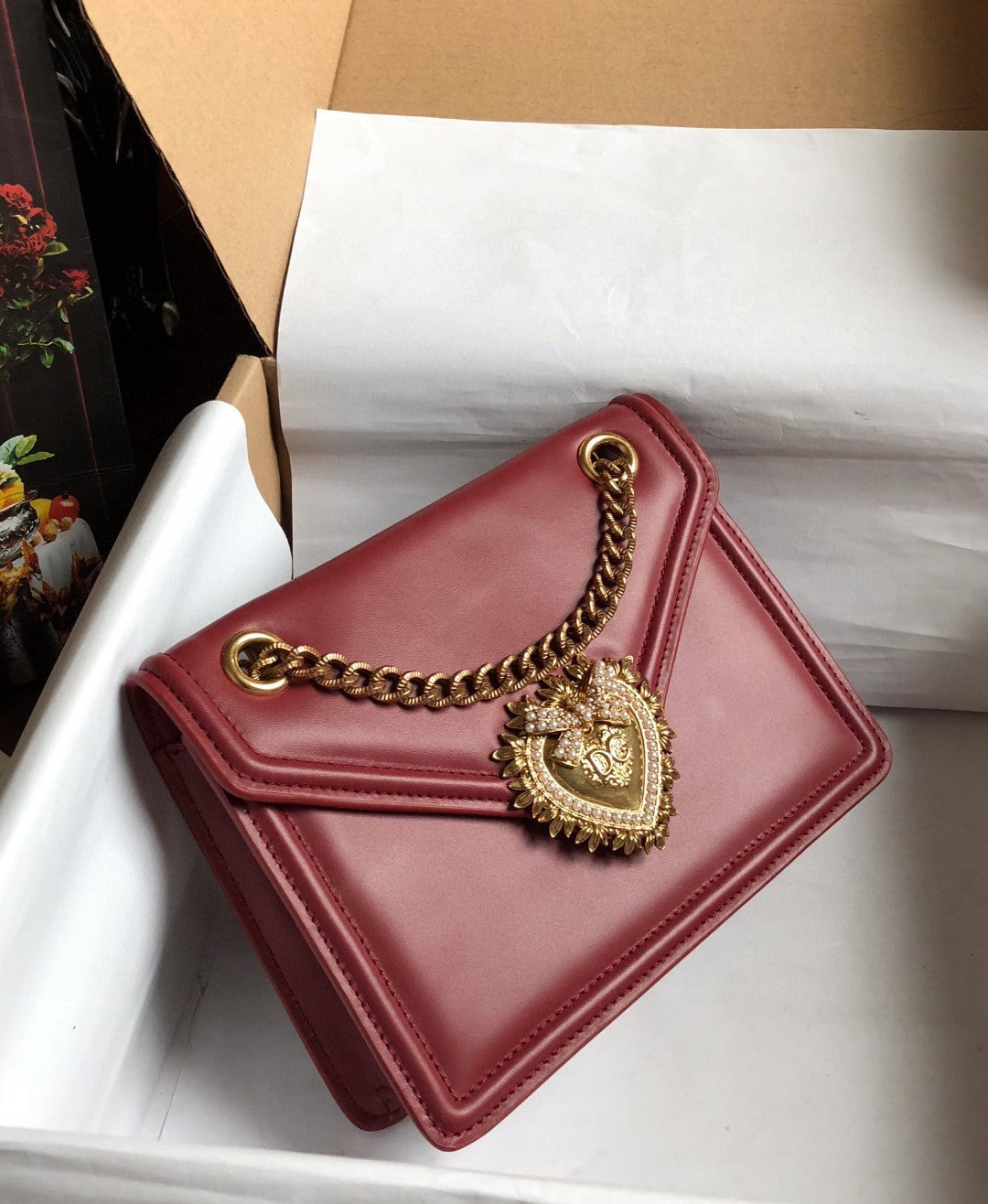 GLAMI MeGLAMIum Devotion Bag Burgundy For Women 8.1in/20.5cm GLAMI