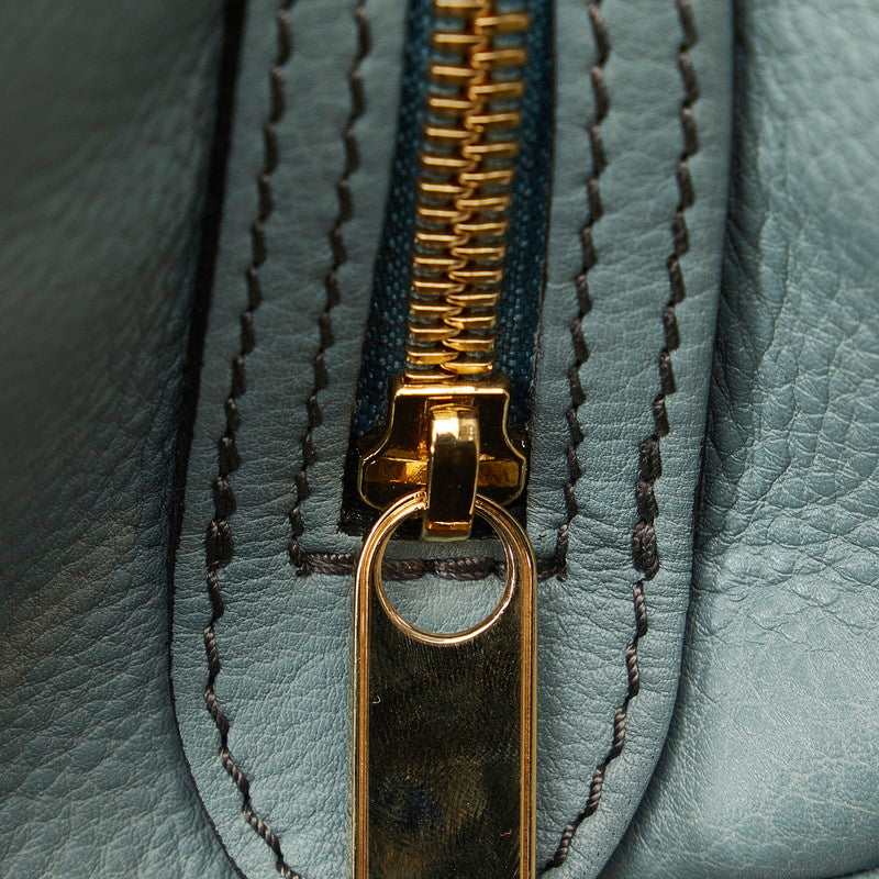 Louis Vuitton Monogram Machina Runner PM Handbag M93442 Blue Shell Pants Ladies LOUIS VUITTON
