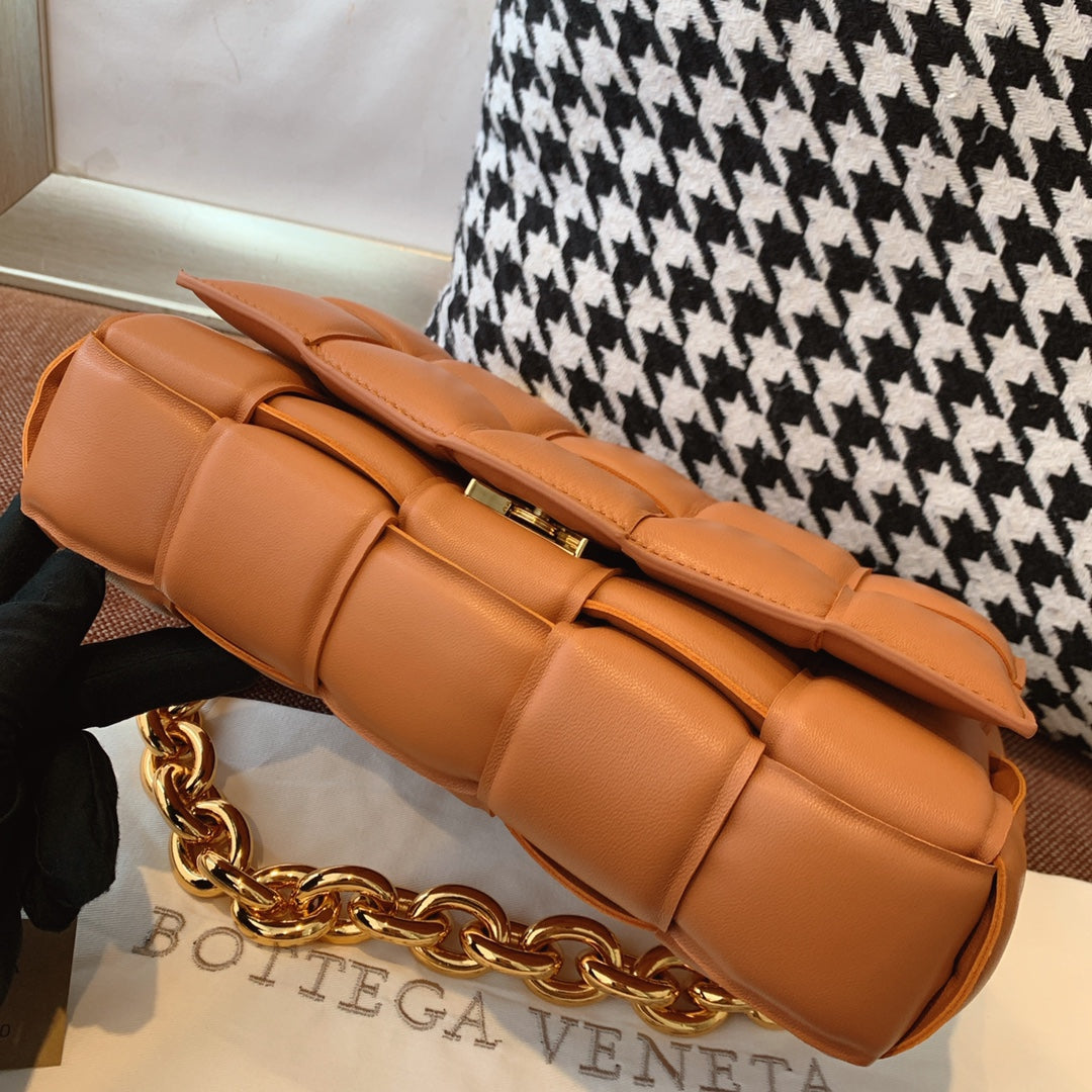 GLAMI Chain Cassette Brown, For Women, WomenÃ¢â‚¬â„¢s Bags 10.2in/26cm