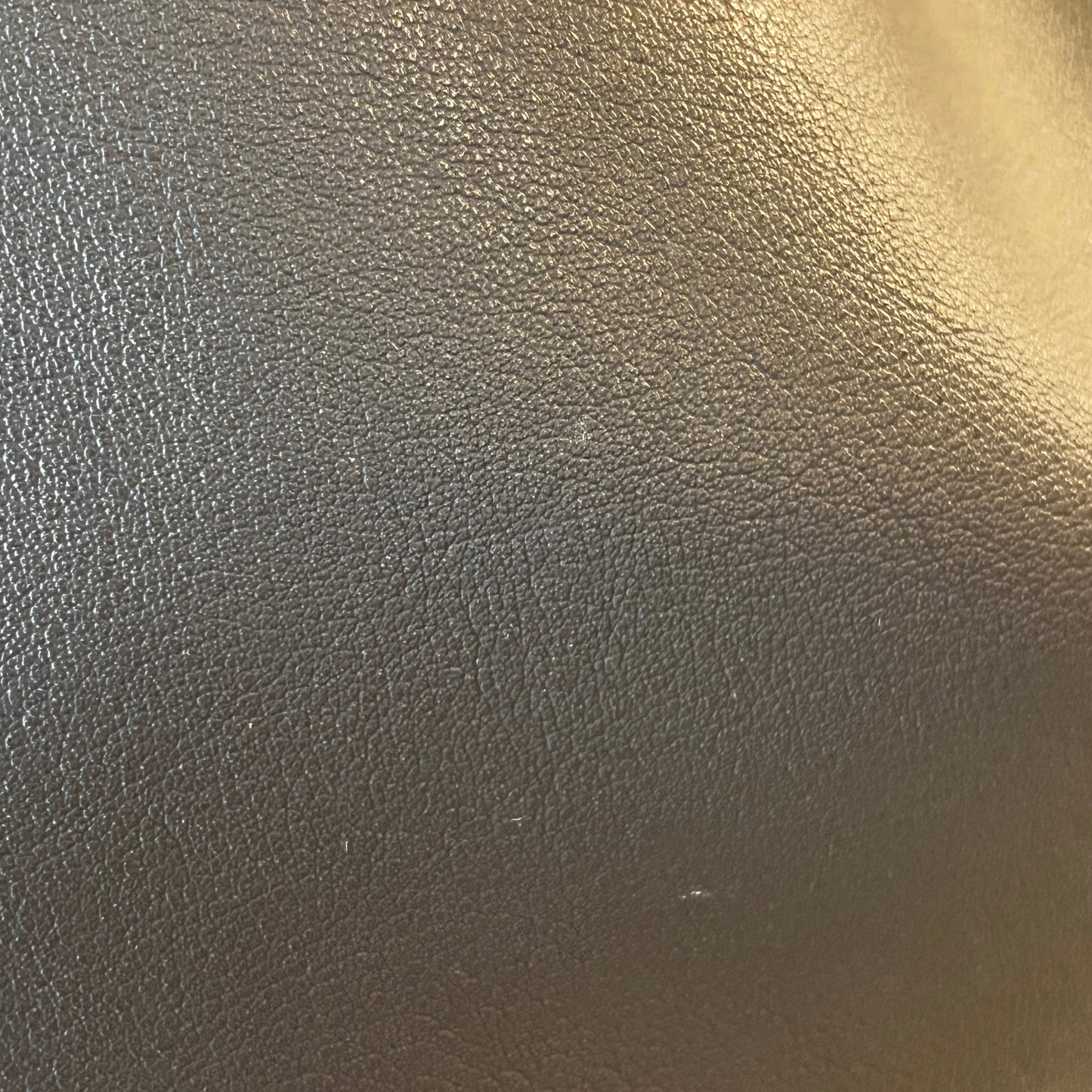 SAINT LAURENT Gray Calfskin Large Shopping Tote
