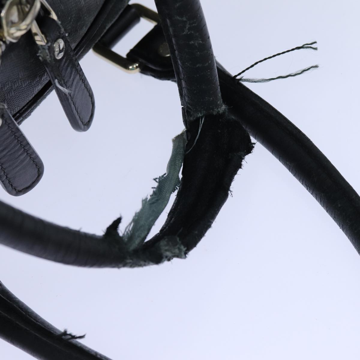GUCCI Diamante Boston Bag Canvas Black 353394 70683