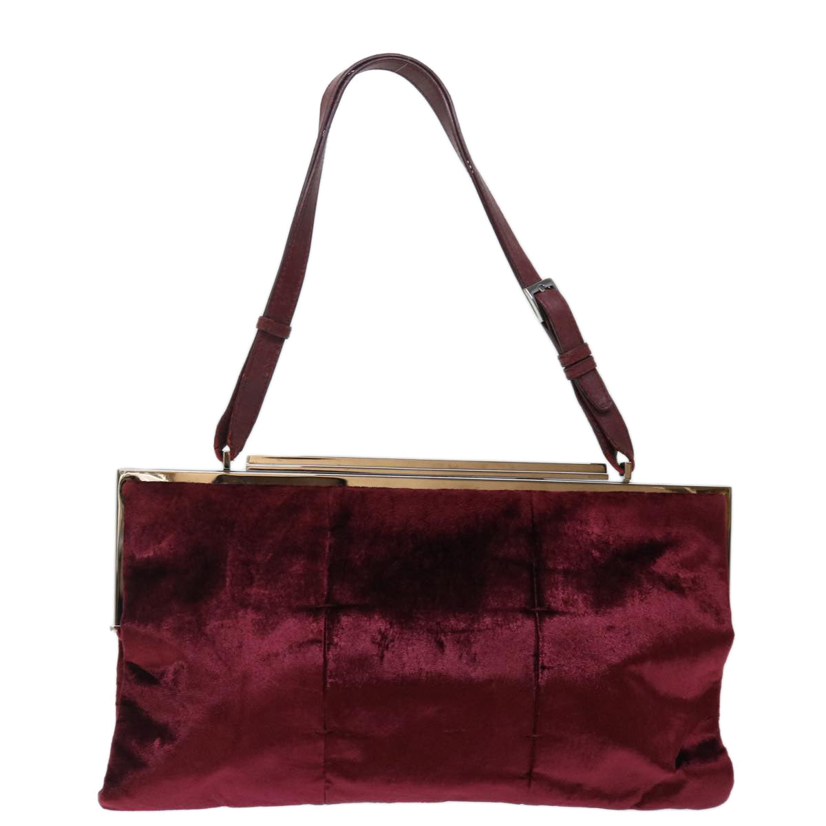 GUCCI Shoulder Bag Satin outlet Bordeaux 70958