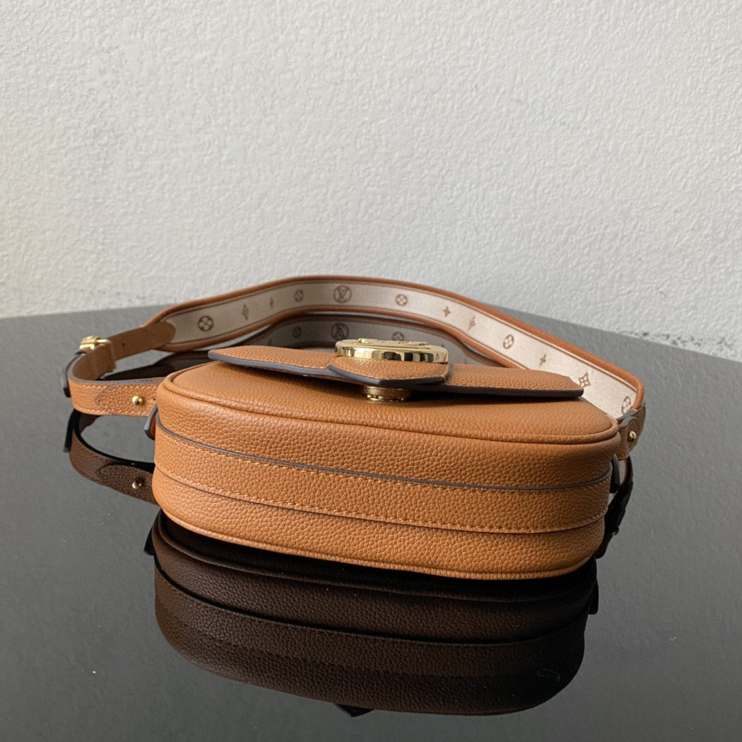 LV Point 9 Create By Nicolas GhesquieÃŒâ‚¬re With Monogram GlamIower 9.1in/22cm Brown For Women LV M55946