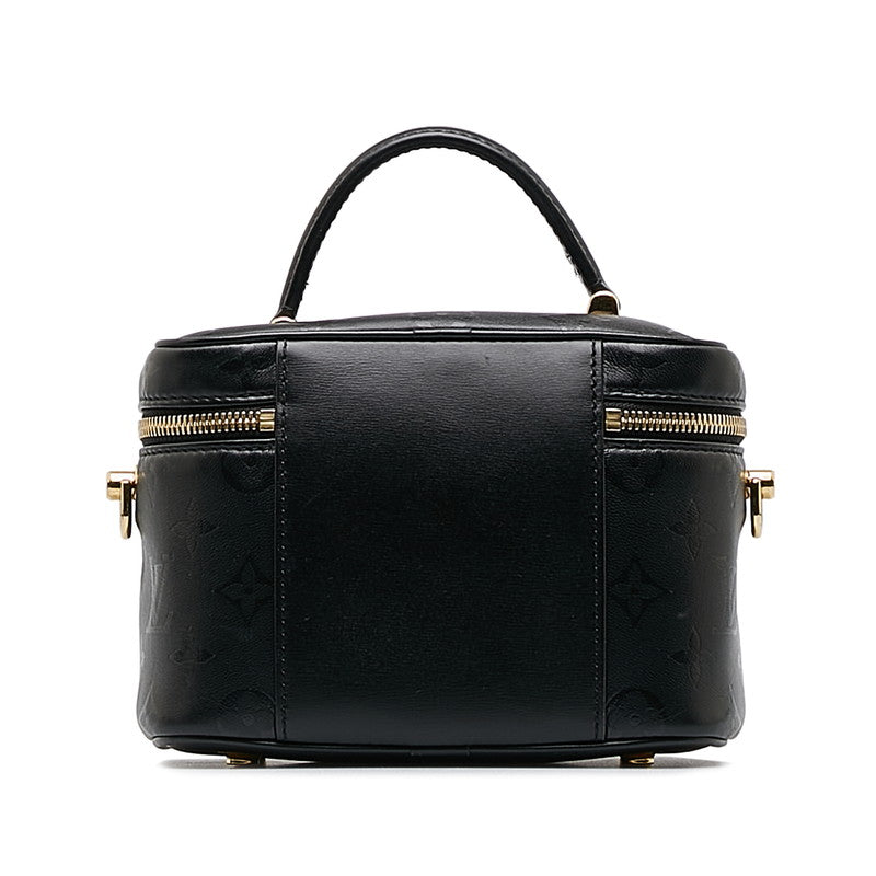 Louis Vuitton Monogram Ink Vanity PM Vanity Bag Shoulder Bag 2WAY M57118 Noir Black Leather  Louis Vuitton