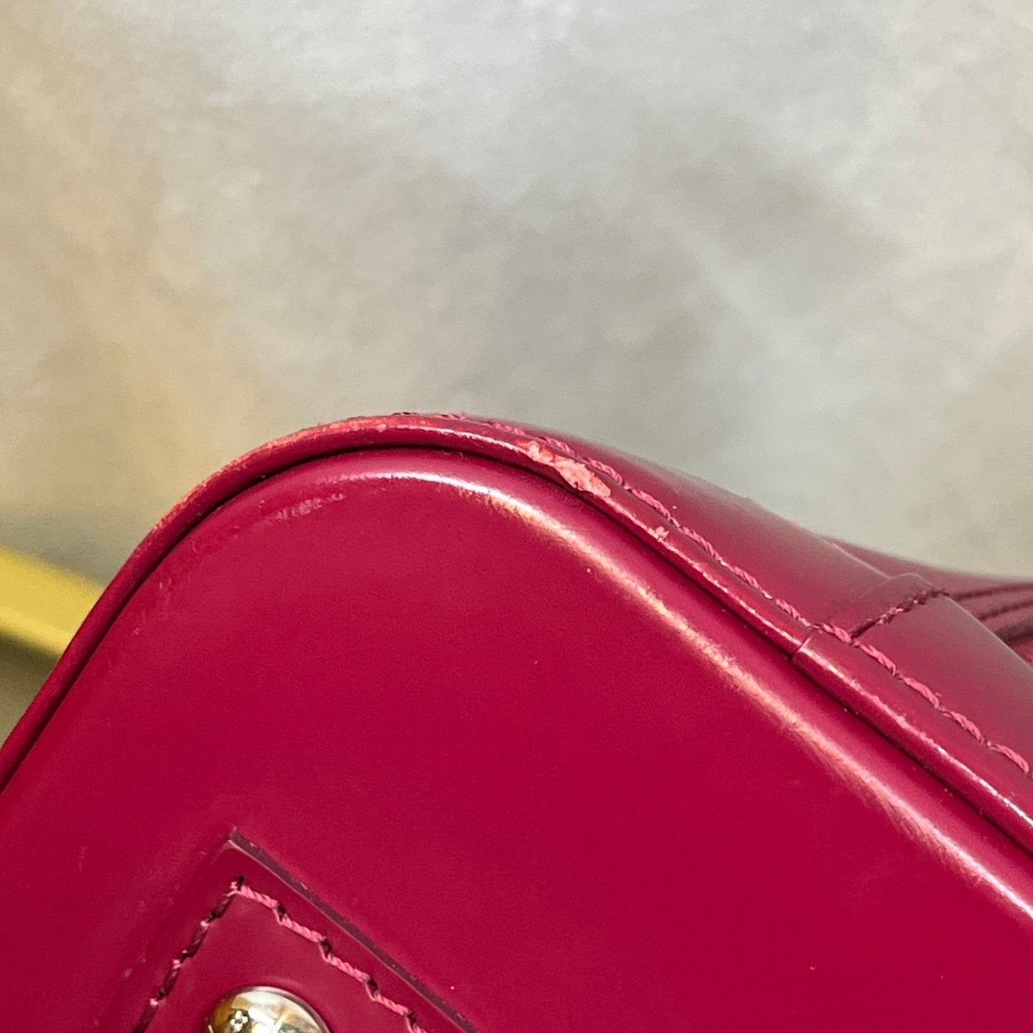 LOUIS VUITTON Alma BB Epi Leather Top Handle Bag