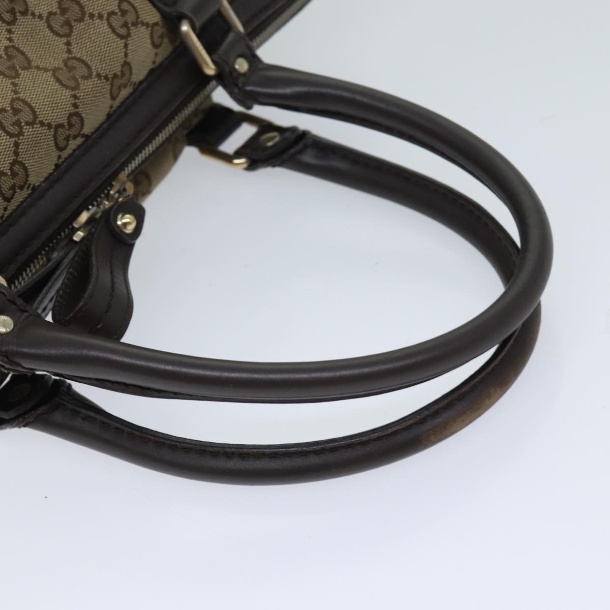 GUCCI GG Canvas Hand Bag Beige 247902 71513