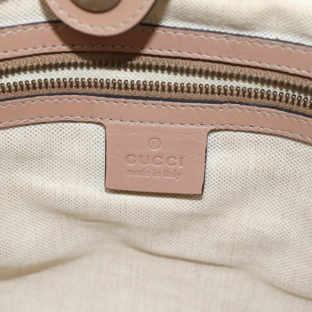 GUCCI GG Canvas Hand Bag Beige 269953 71514