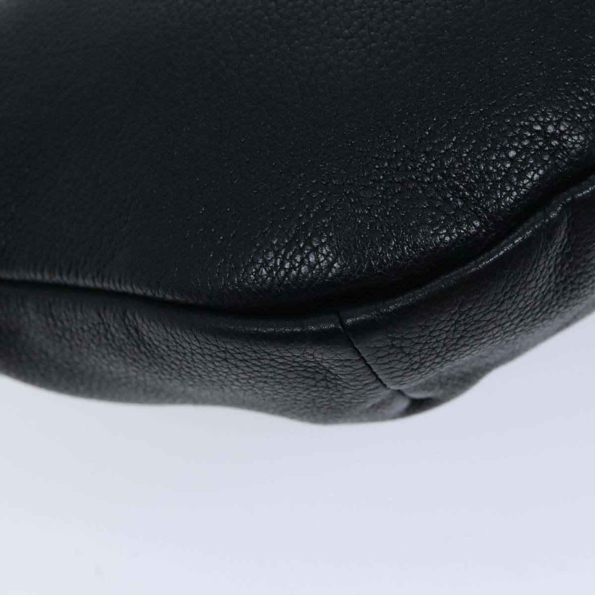 GUCCI Web Sherry Line Body Bag Leather Black Red Green 493869 71516
