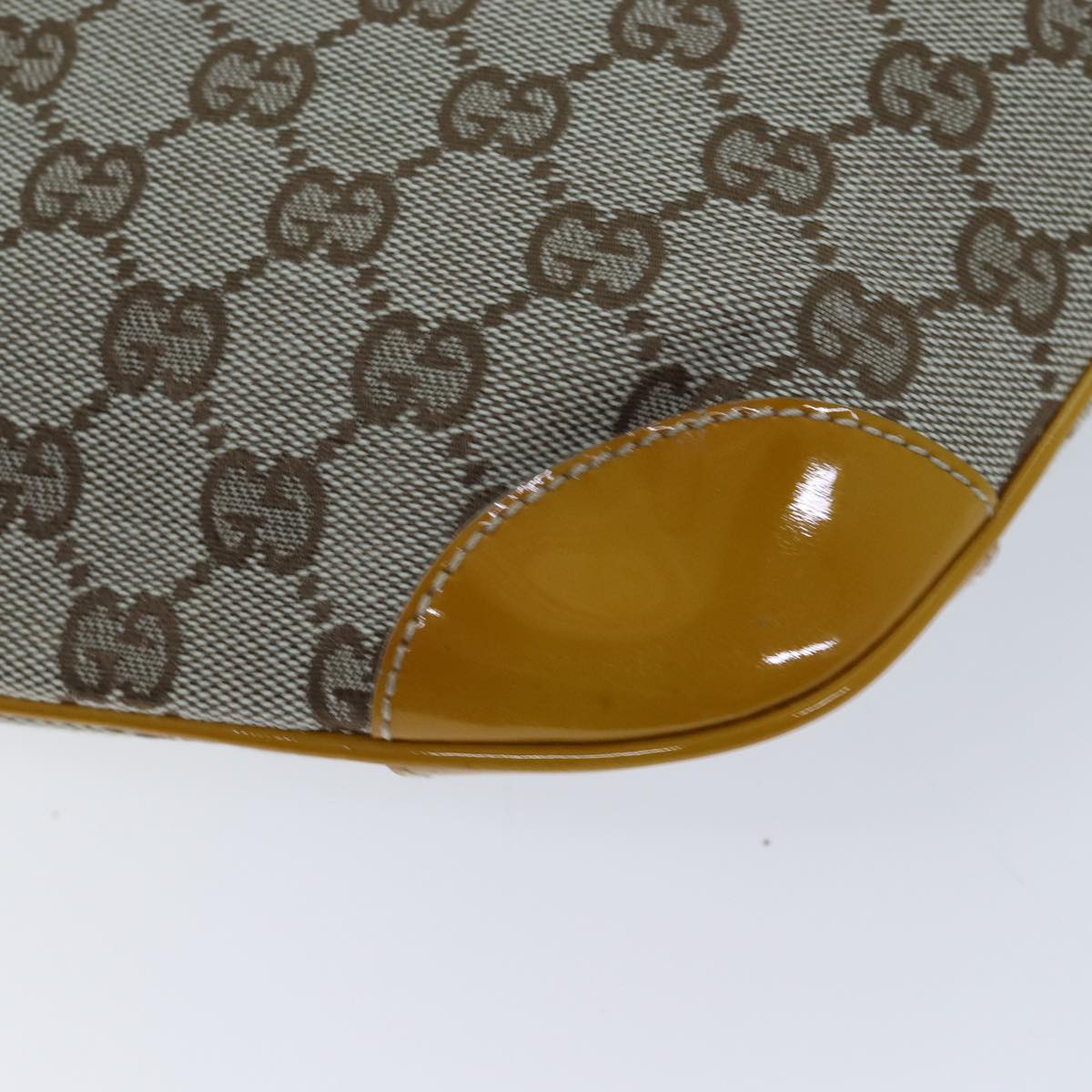 GUCCI GG Canvas Shoulder Bag Gray 001 4158 3444 71520