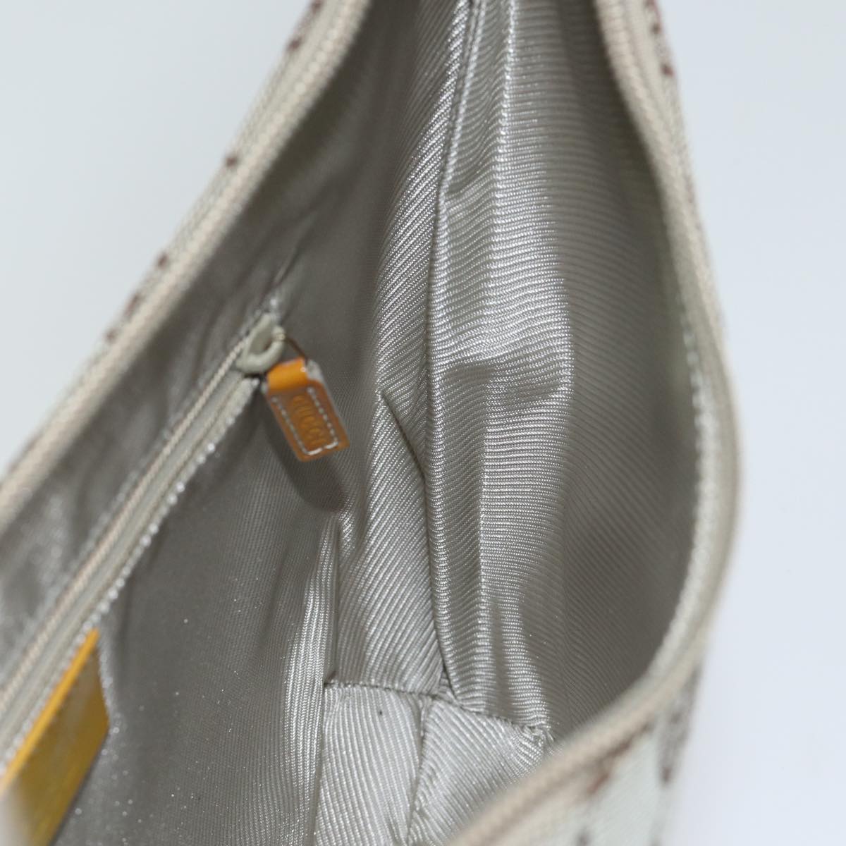 GUCCI GG Canvas Shoulder Bag Gray 001 4158 3444 71520