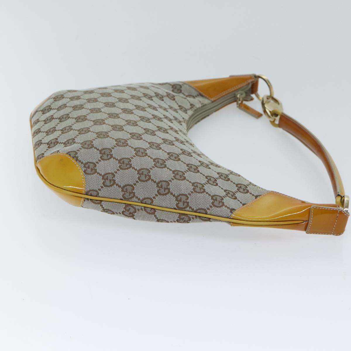 GUCCI GG Canvas Shoulder Bag Gray 001 4158 3444 71520